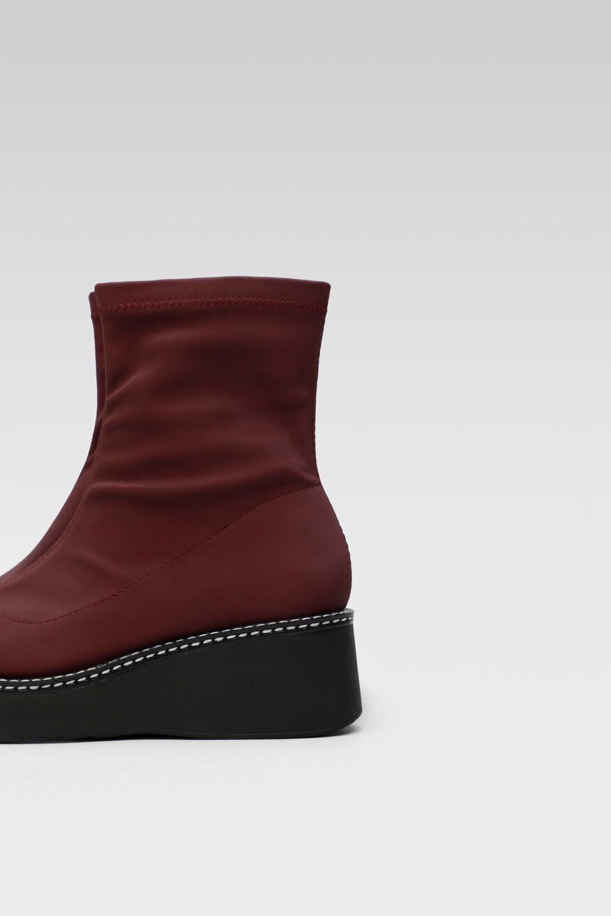 
                Jenny Fairy - Botki bordowe - 5904862185392