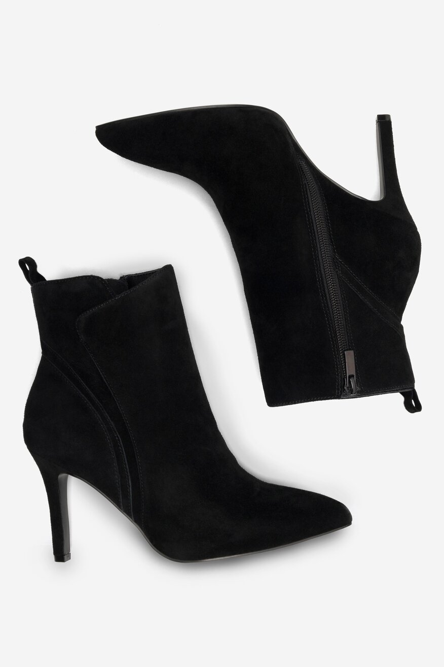 Sergio Bardi - Botki skórzane na szpilce - 5905588119807