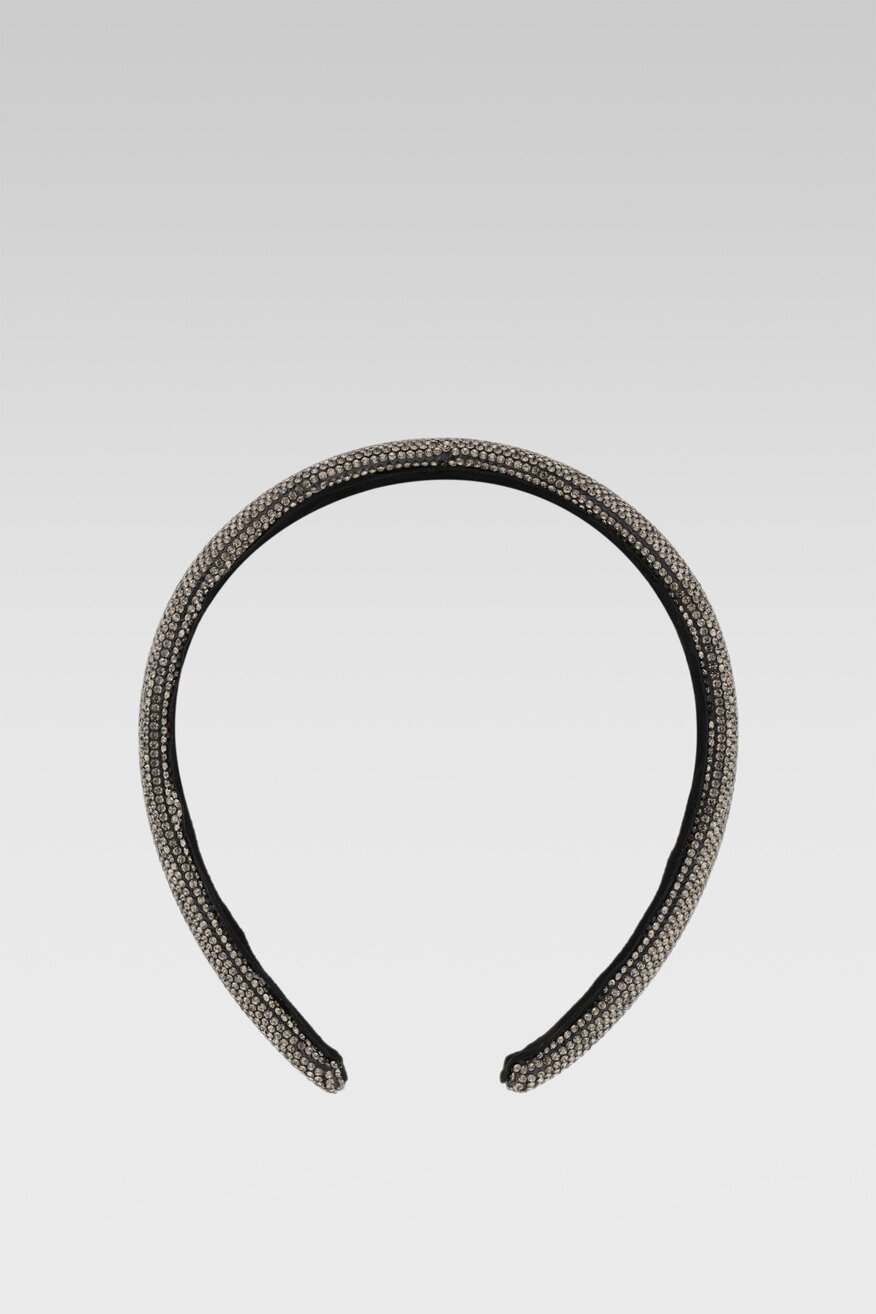 
                ACCCESSORIES - Opaska metaliczna czarna - 5904862048734