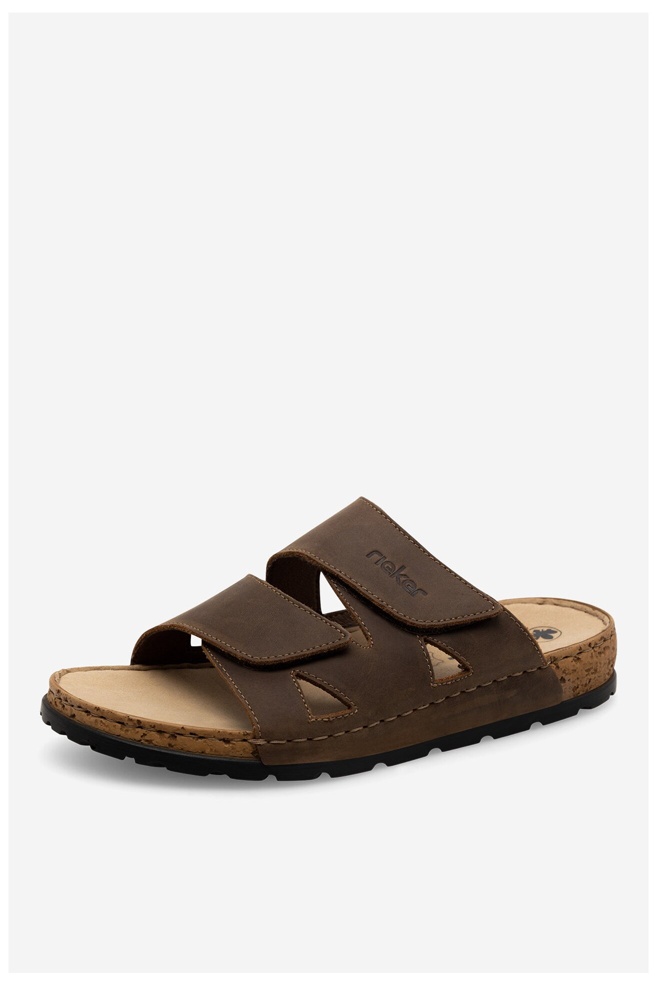 Klapki Rieker 25691-25 Brązowy