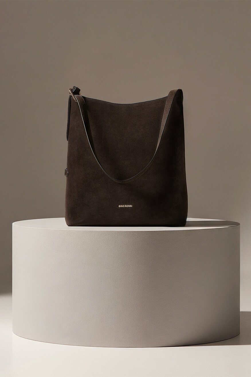 
                Сумка З Ремінцем Gino Rossi ТЕМНО-КОРИЧНЕВИЙ - 5906751377581