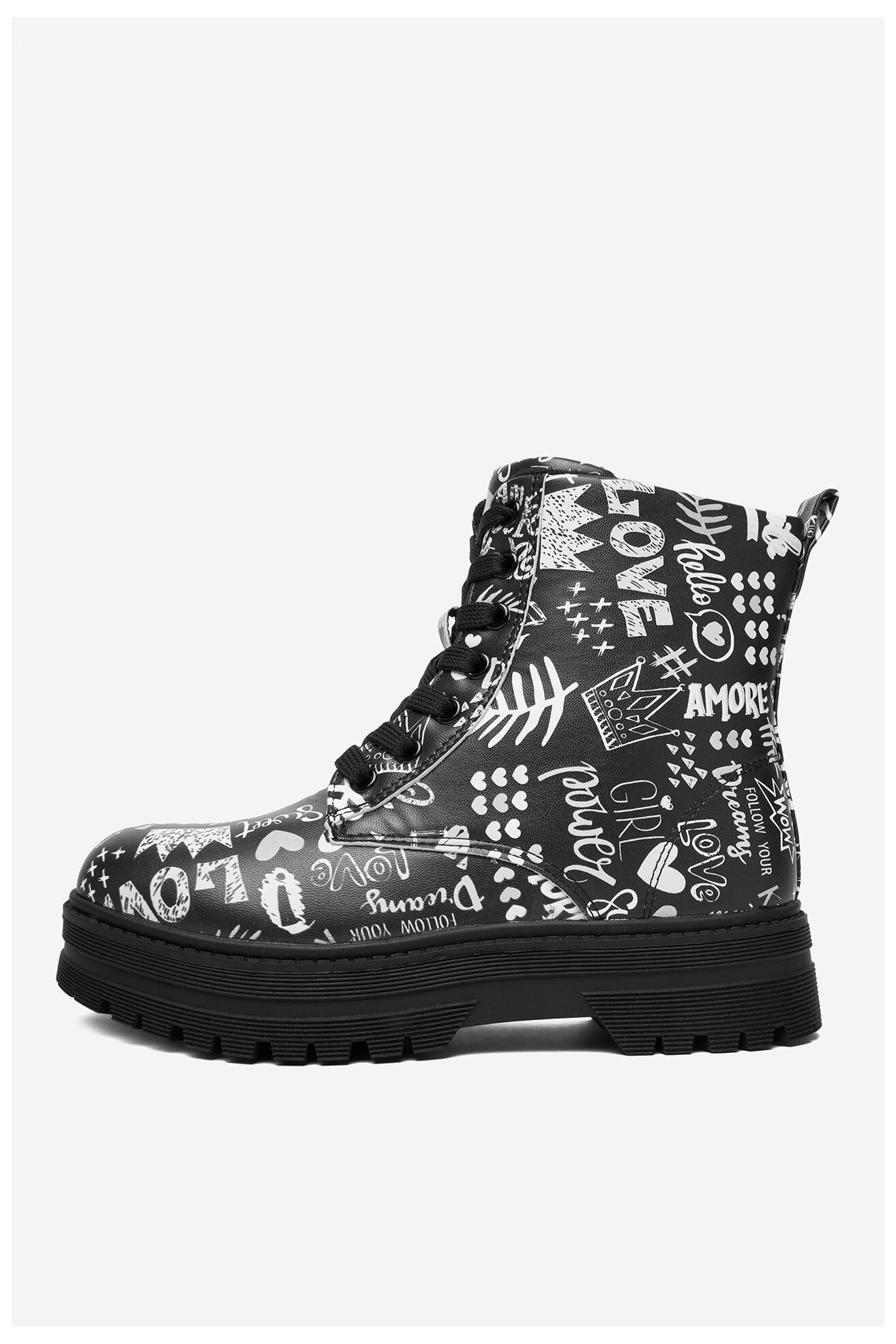 Trzewiki DeeZee CF2880-1 Czarny