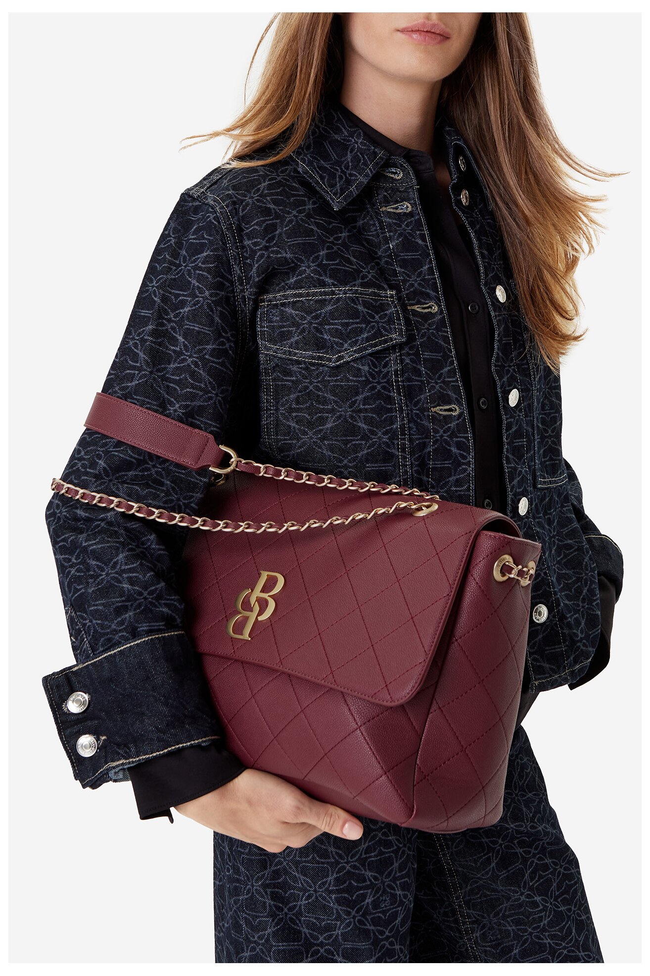 Сумка З Ремінцем Badura C-ALEXIS-LA482-3031 БОРДОВИЙ