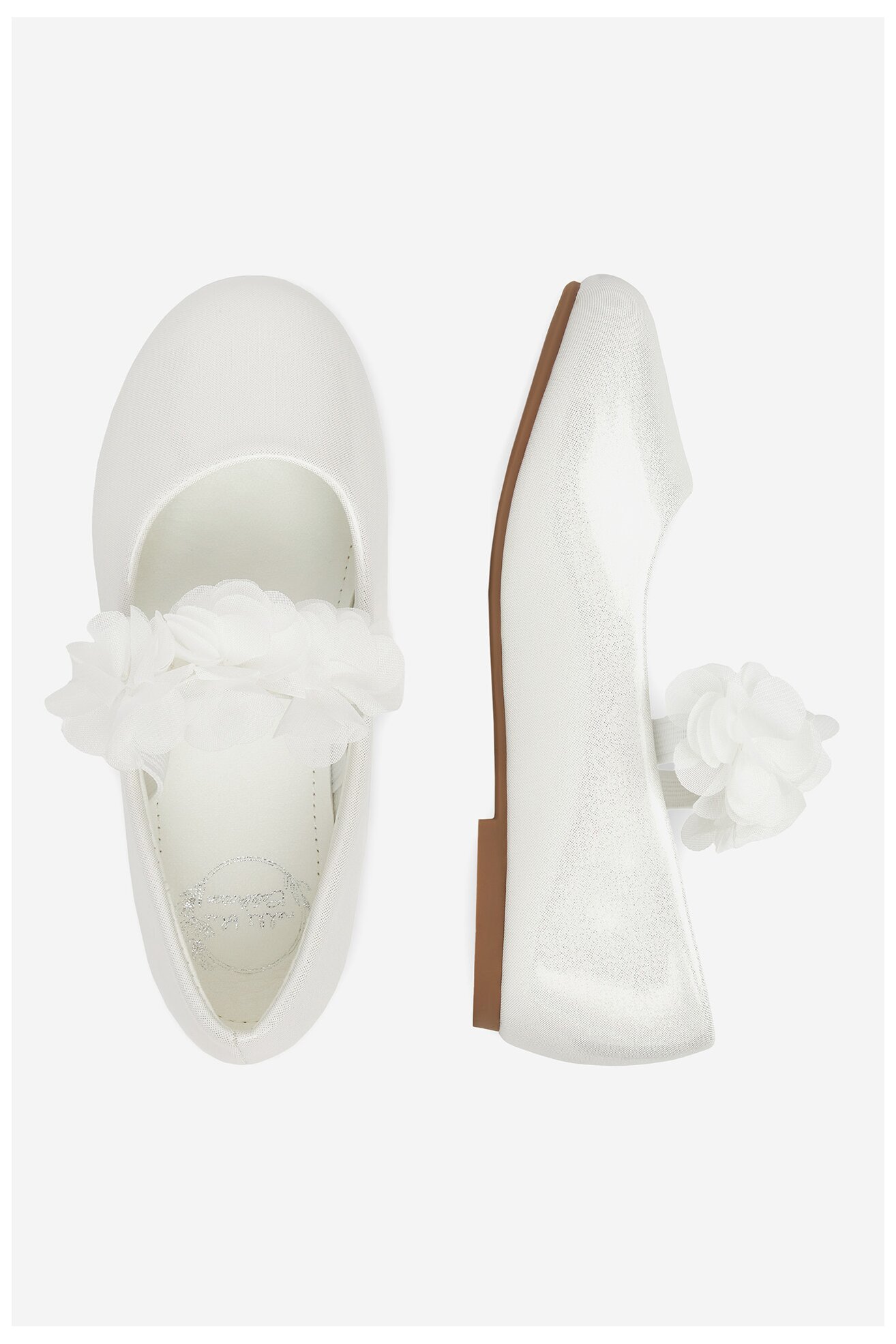 Baleriny Nelli Blu CM240417-11 Biały