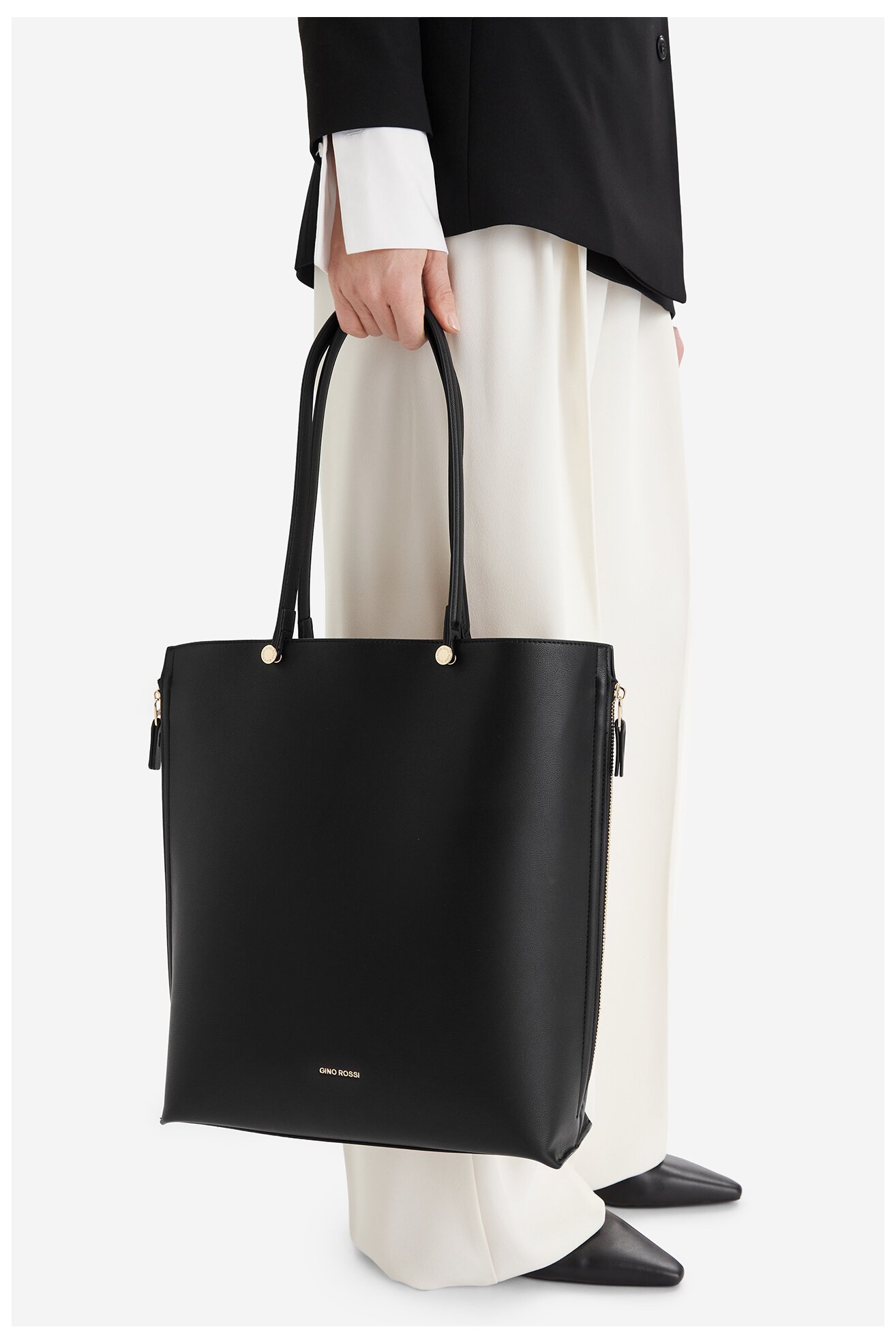 Сумка З Ремінцем Gino Rossi EO-LX10245 ЧОРНИЙ