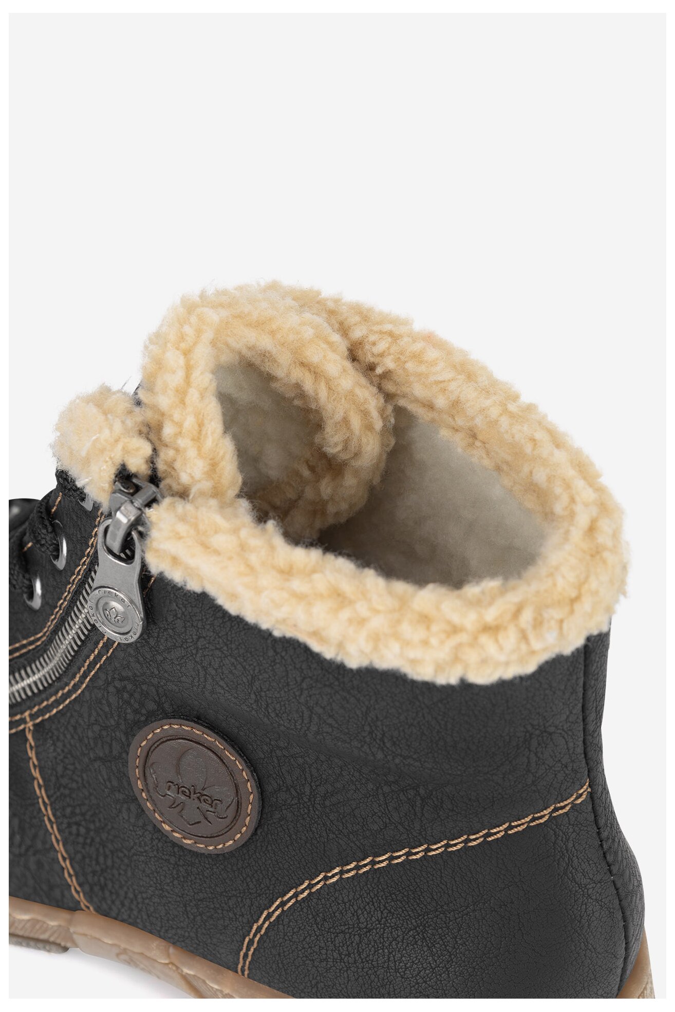 Csizma Rieker Z0121-00 FEKETE