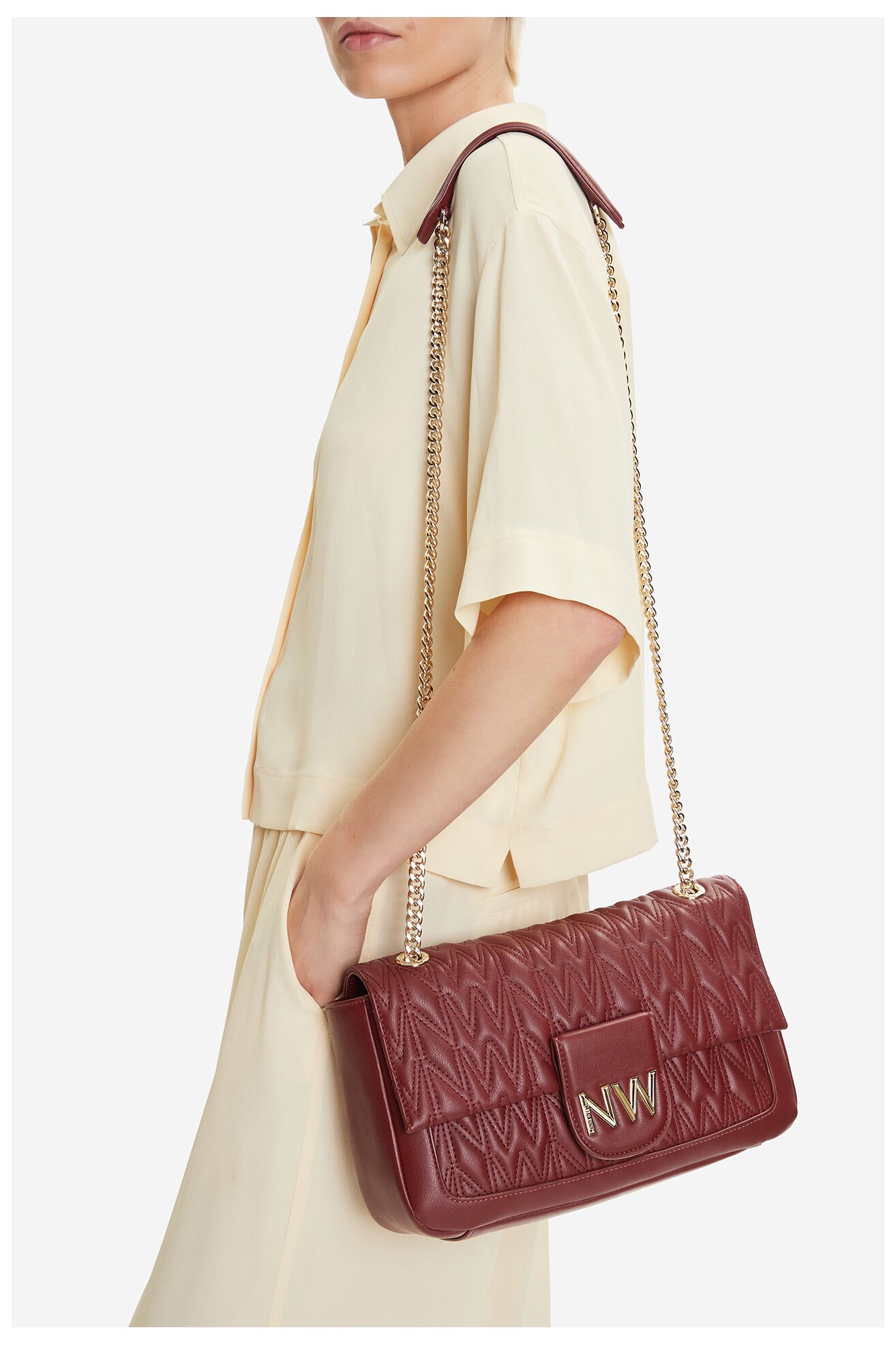 Kézitáska NINE WEST CEO-ASTORIA-ALLURE-LX10165 PIROS