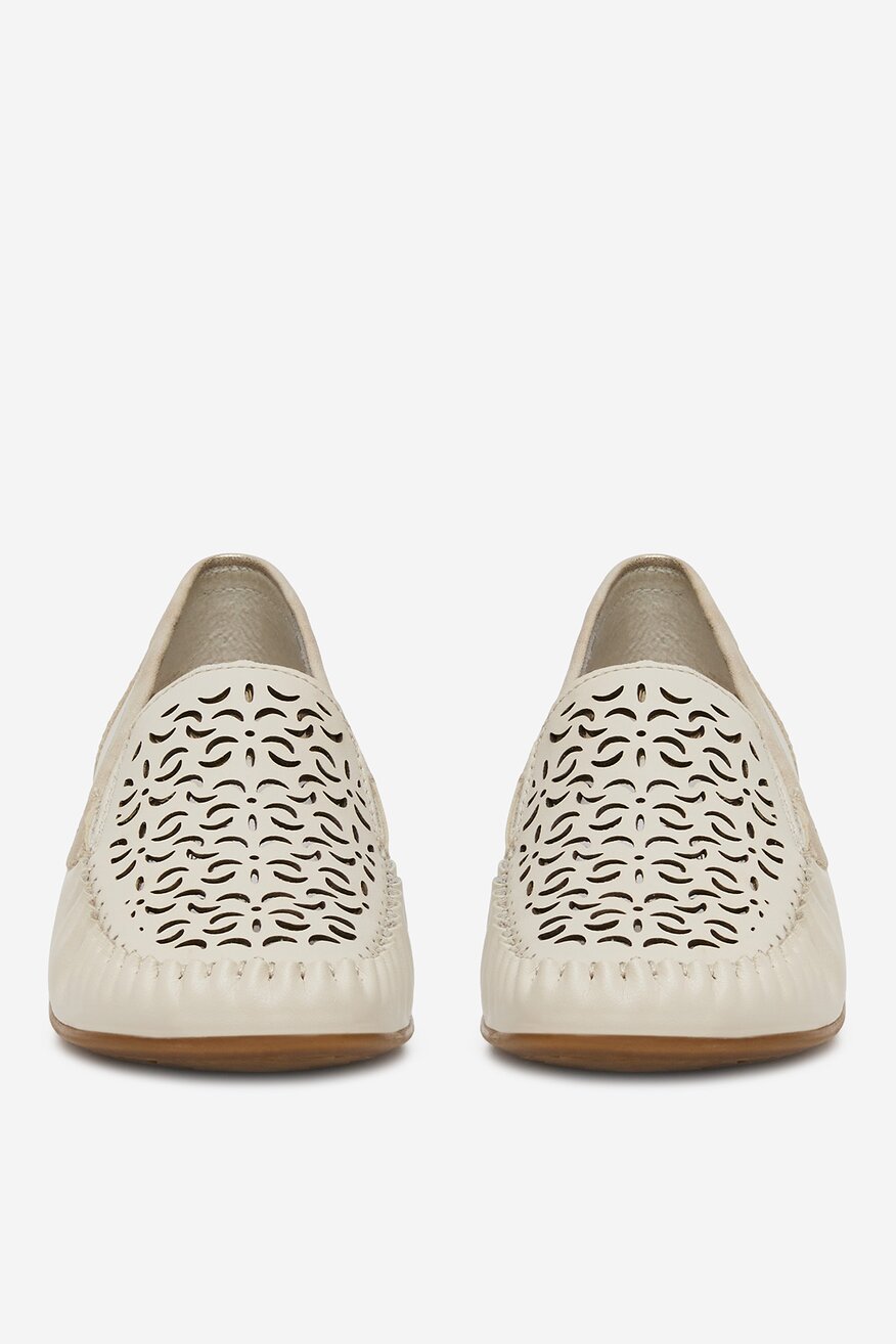 
                Rieker - Mokasyny skórzane - 5906751768518