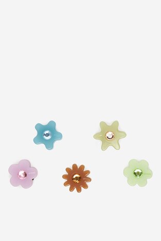 Фурнітура Для Взуття Crocs ENLIGHTEN FLOWER 5 PACK 10014693 МІКС