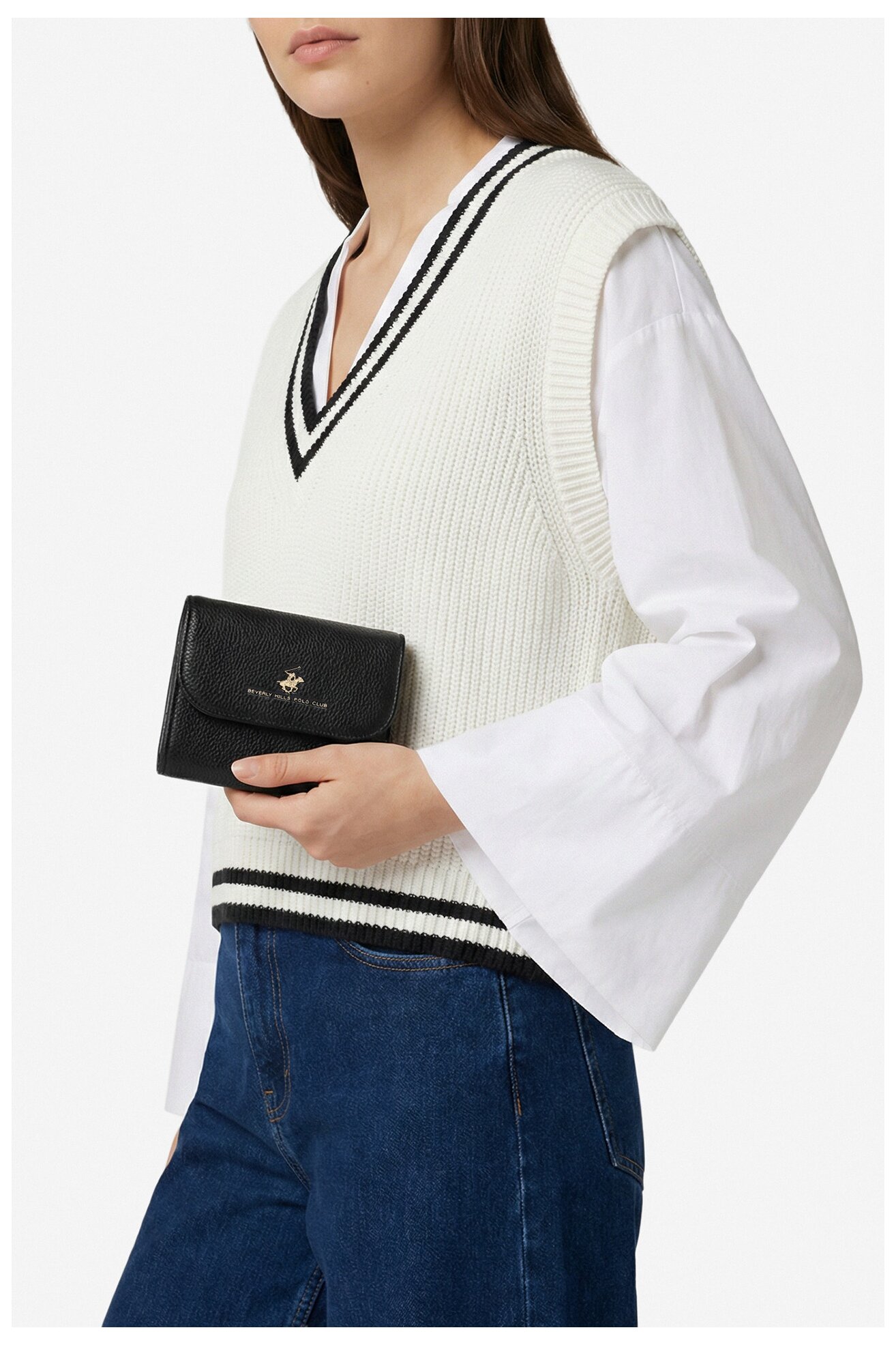 Portfel Beverly Hills Polo Club CWBEO-BHPC-W1-002-SS26 Czarny