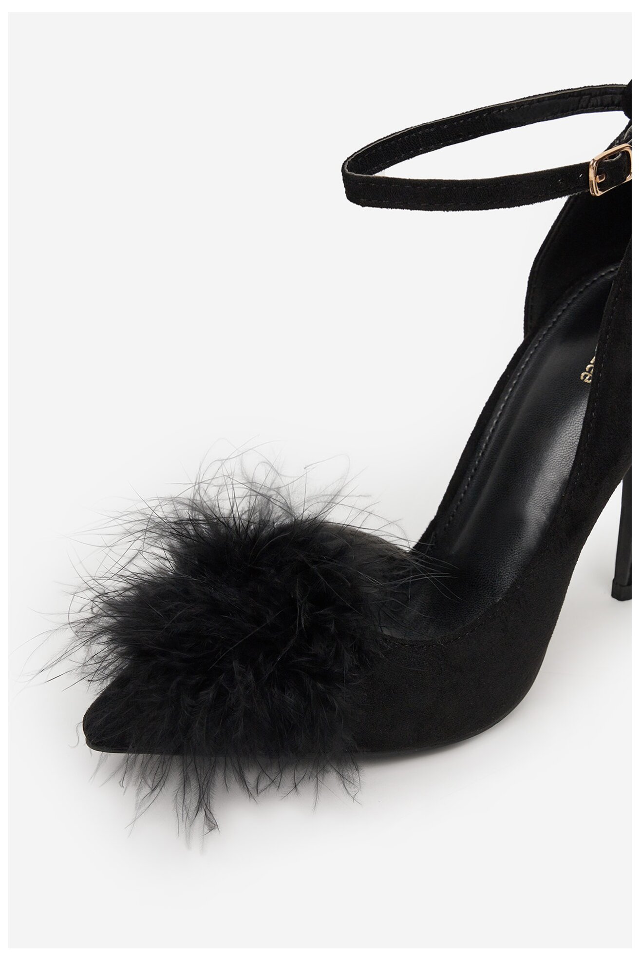 Pantofi cu toc DeeZee HT92831-126 NEGRU