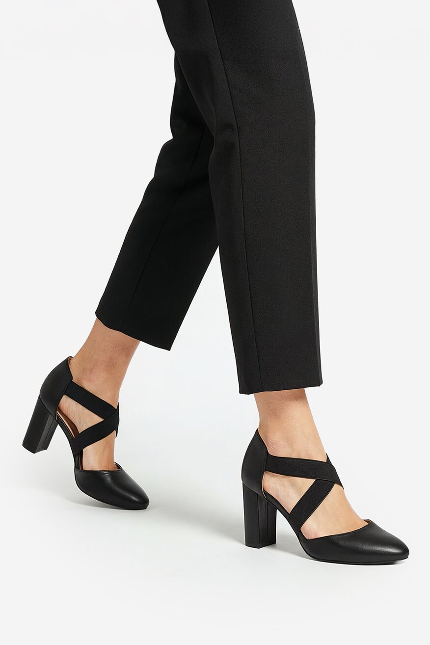 Körömcipő Clara Barson FEKETE - 5906751316771