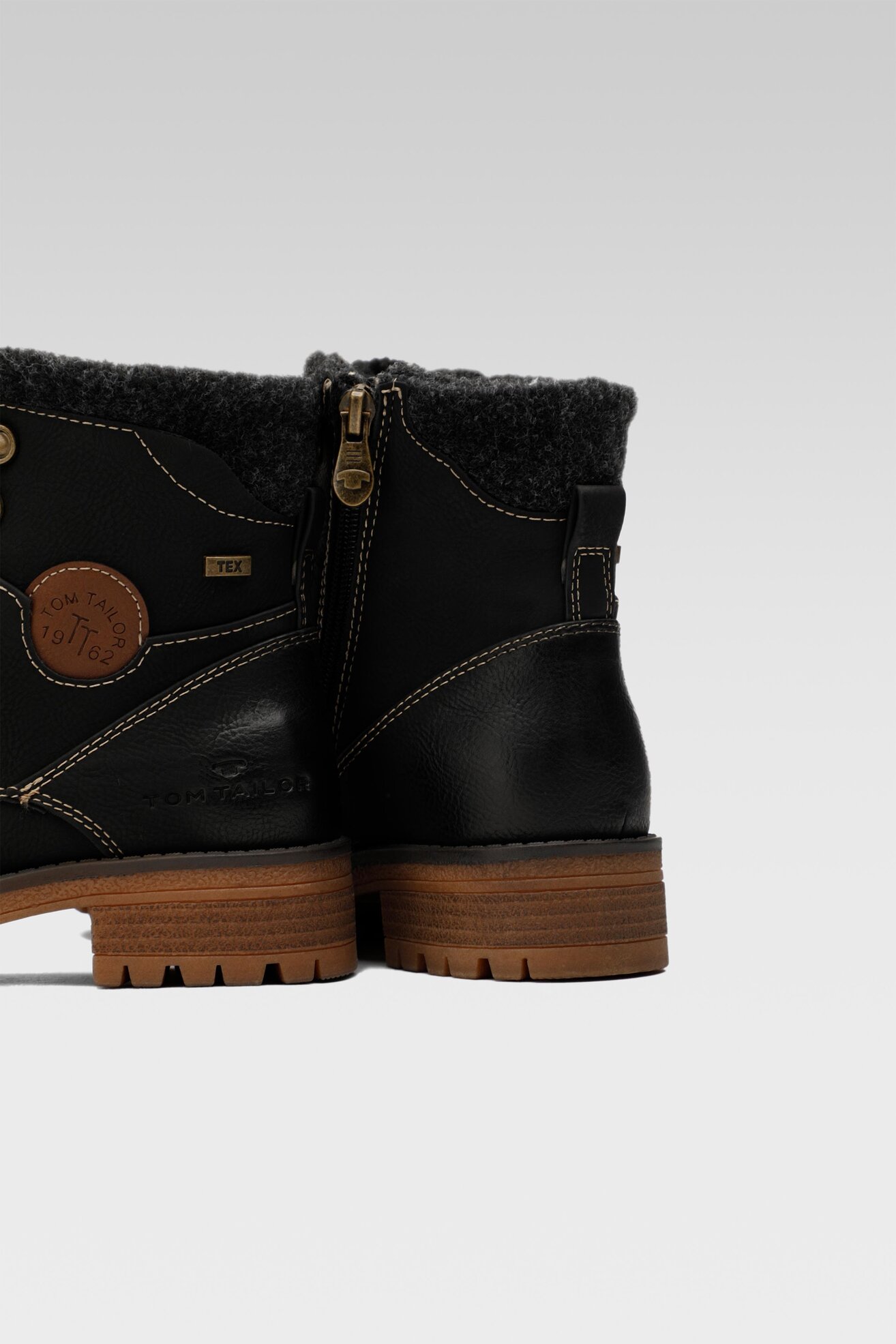 Trzewiki Tom Tailor 4291002 Czarny