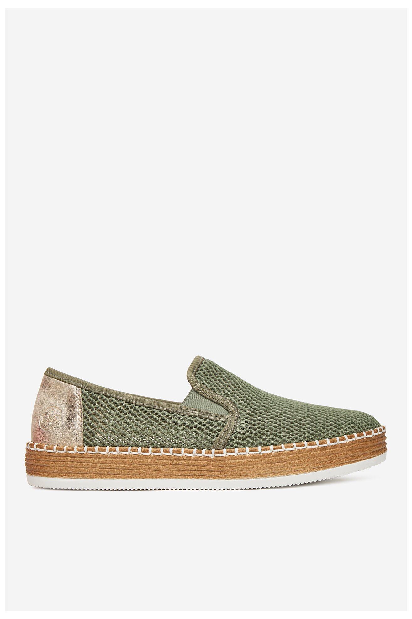 Półbuty Rieker CEO-L7873-52 Oliwkowy jasny