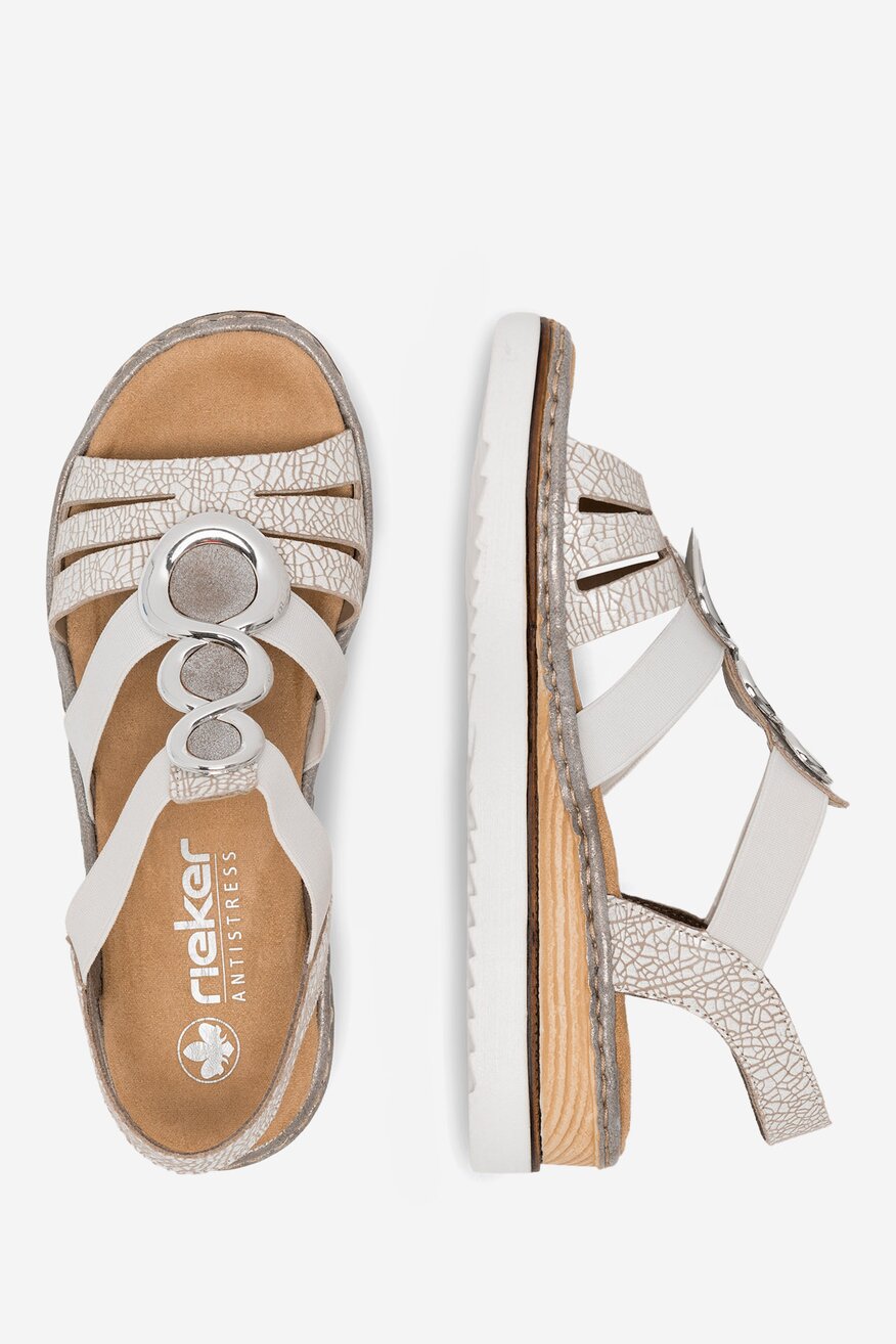 
                Rieker - Skórzane sandały - 2230056150147