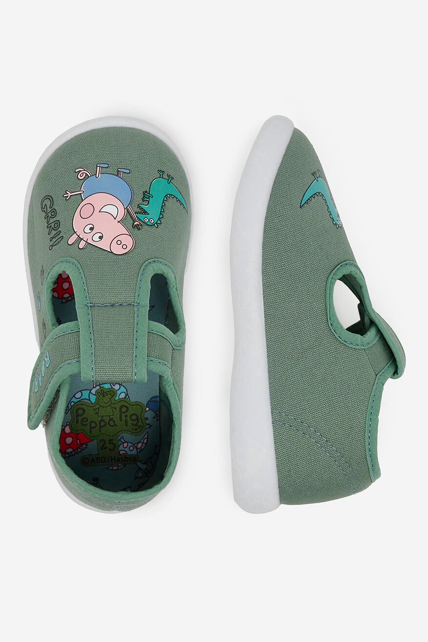 Papuci de casă PEPPA PIG KAKI - 5906751256411