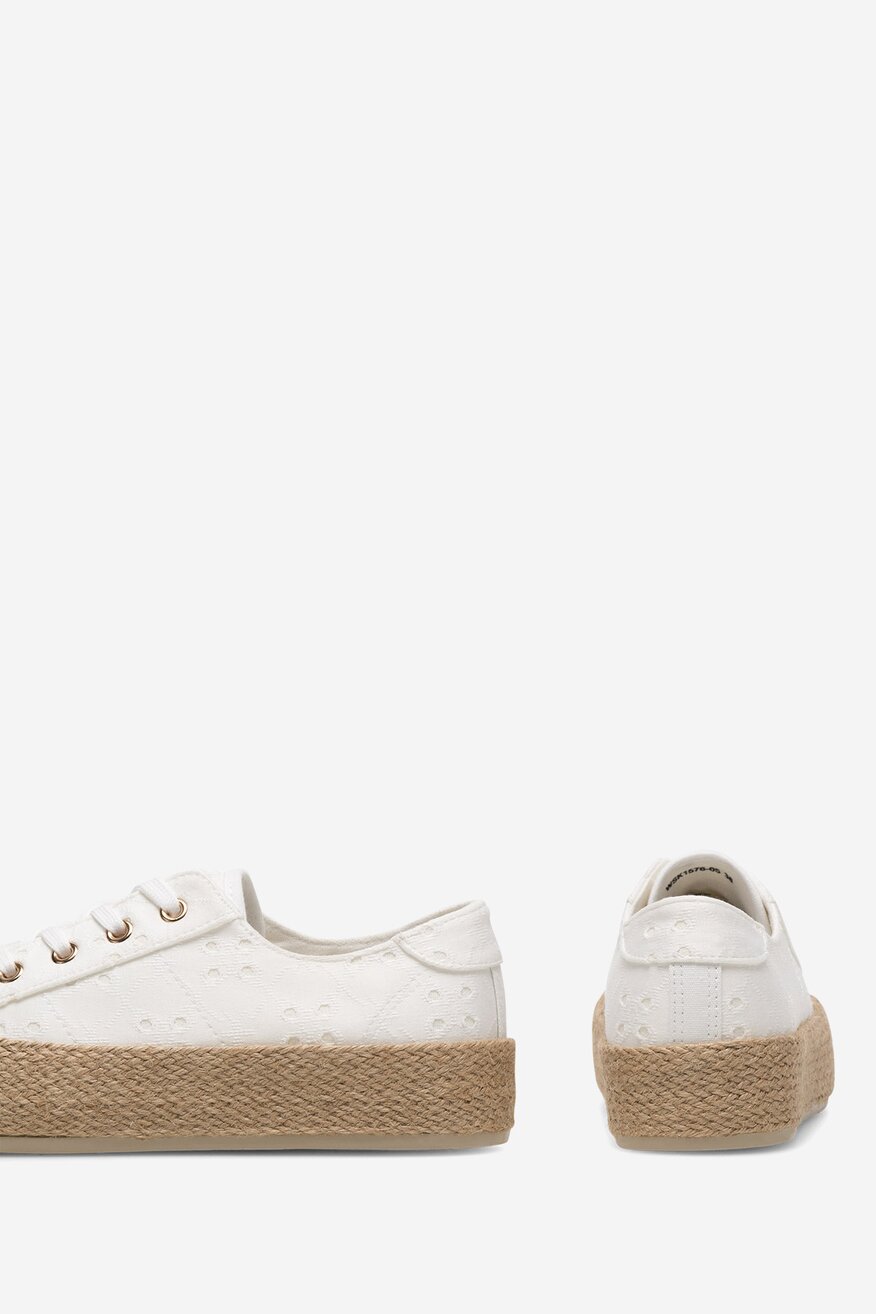 
                Jenny Fairy - Espadryle białe - 5904862779591