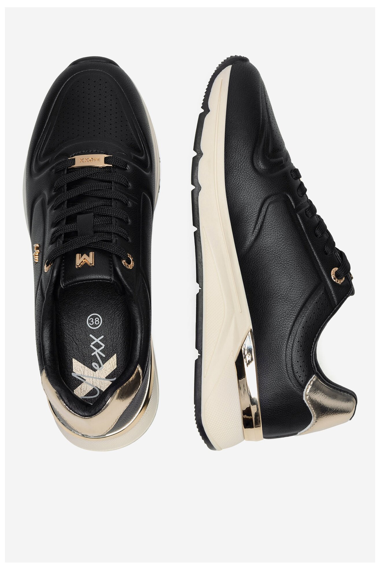 Sneakerși Mexx MI001008143W NEGRU