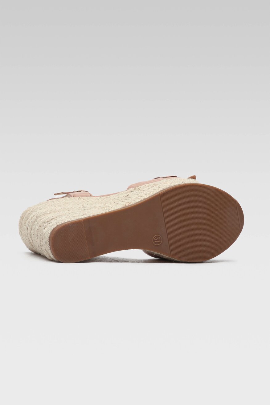 
                Quazi - Sandały espadryle na koturnie - 5904248750954