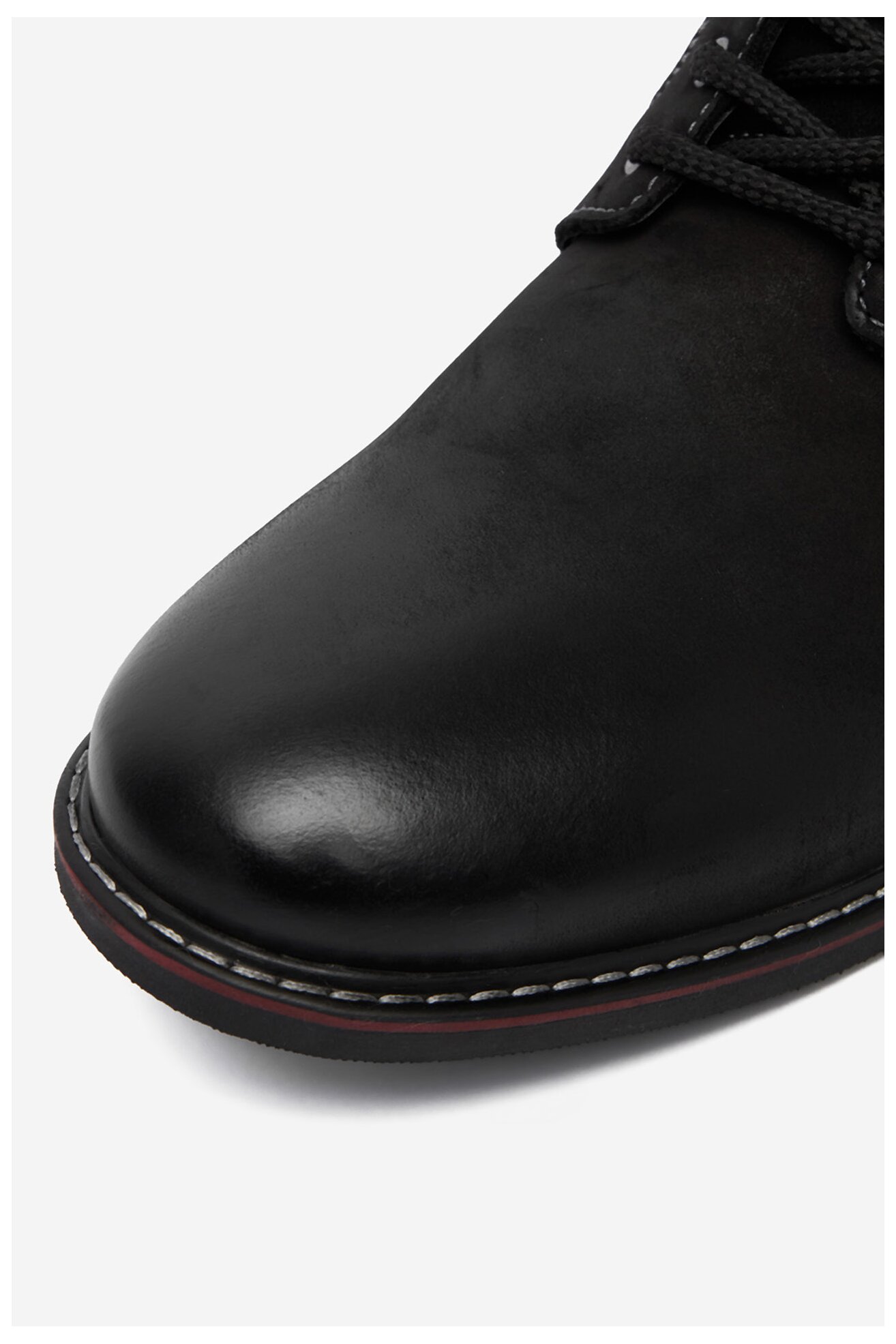 Šněrovací vyšší obuv Lasocki CEO-JUAN-04 MI18 ČERNÁ