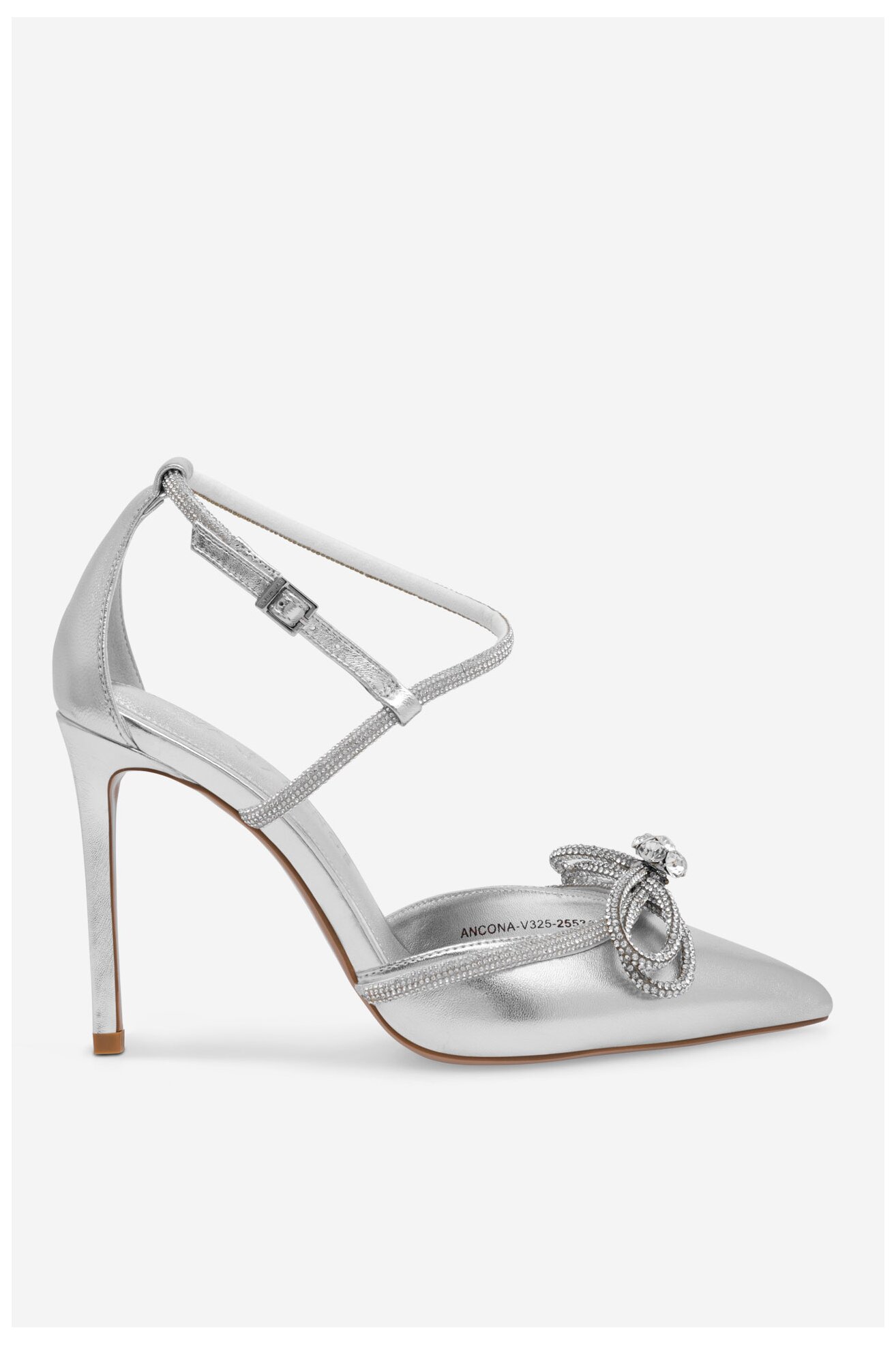 Körömcipő EVA MINGE ANCONA-V325-25531 EZÜST