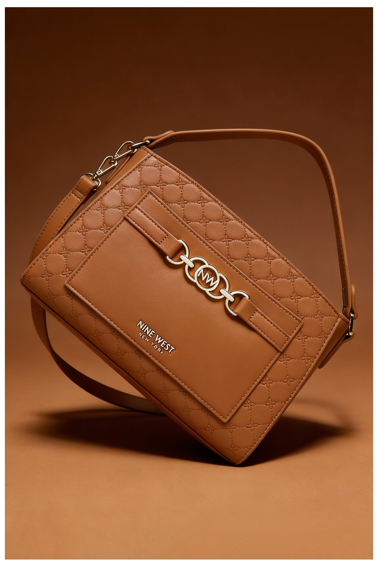 Torebka NINE WEST CEO-LUNA-III-H242046 Camel