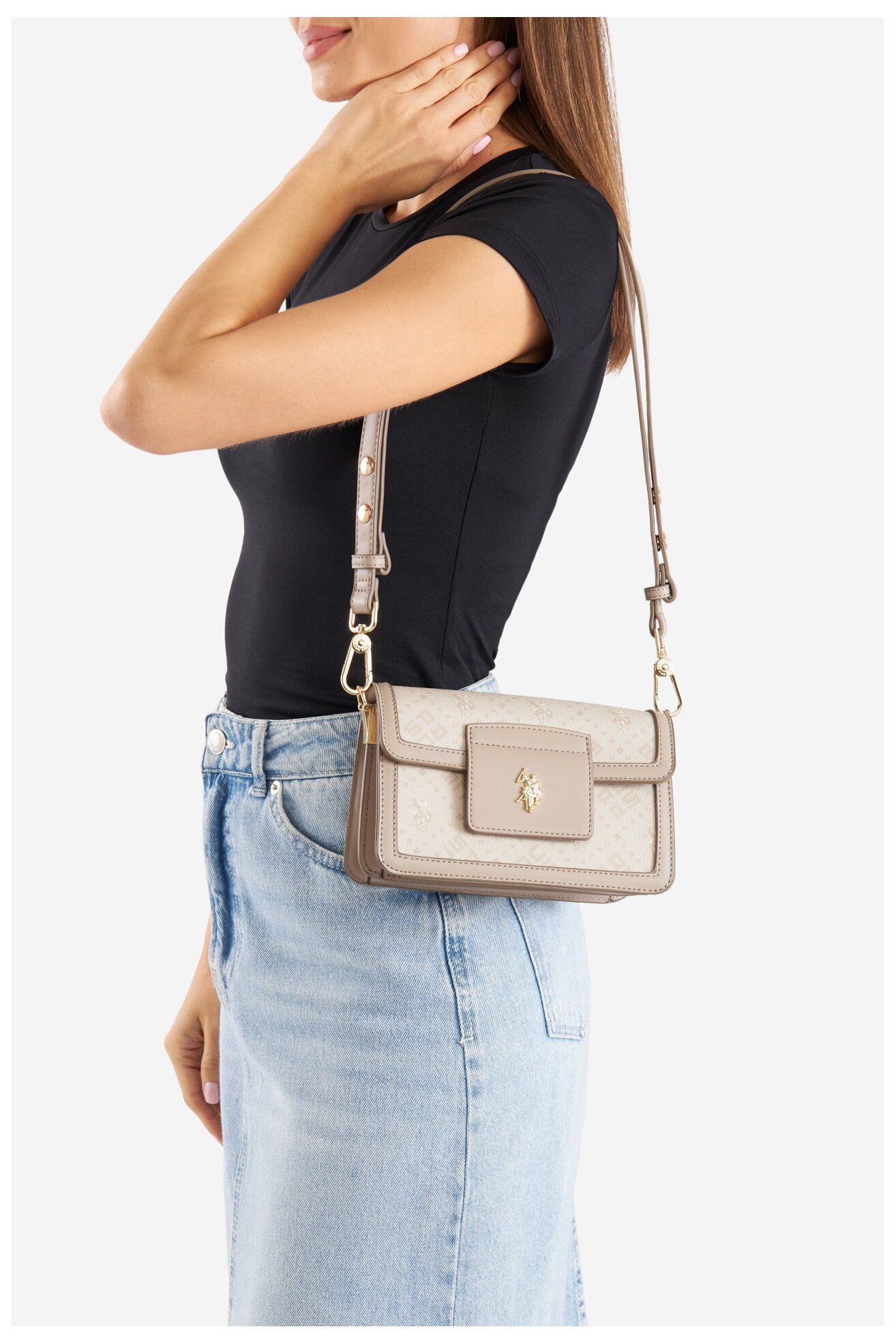 Torba U.S. POLO ASSN. BIUXT6222WVP SVETLO BRAON