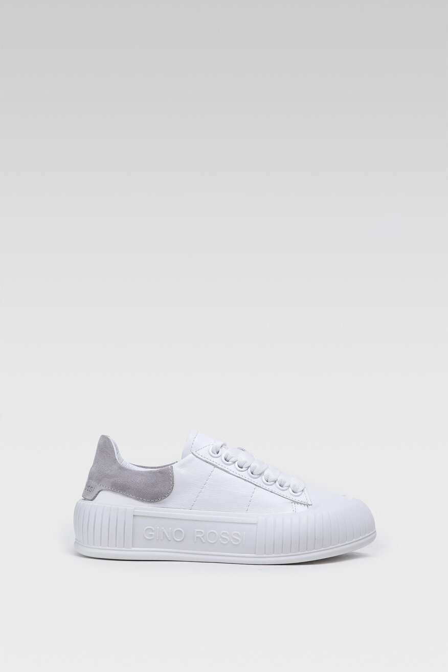 
                Gino Rossi Sport - Skórzane sneakersy pastelowe - 5904248717070