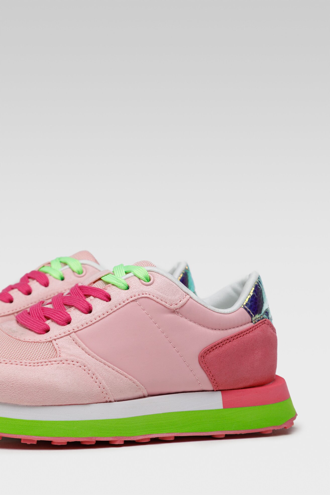 Sneakers Nylon Red WAG1190701A Różowy