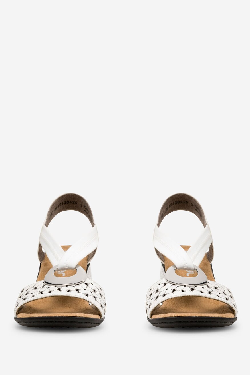 
                Rieker - Sandały na słupku - 5905588311553