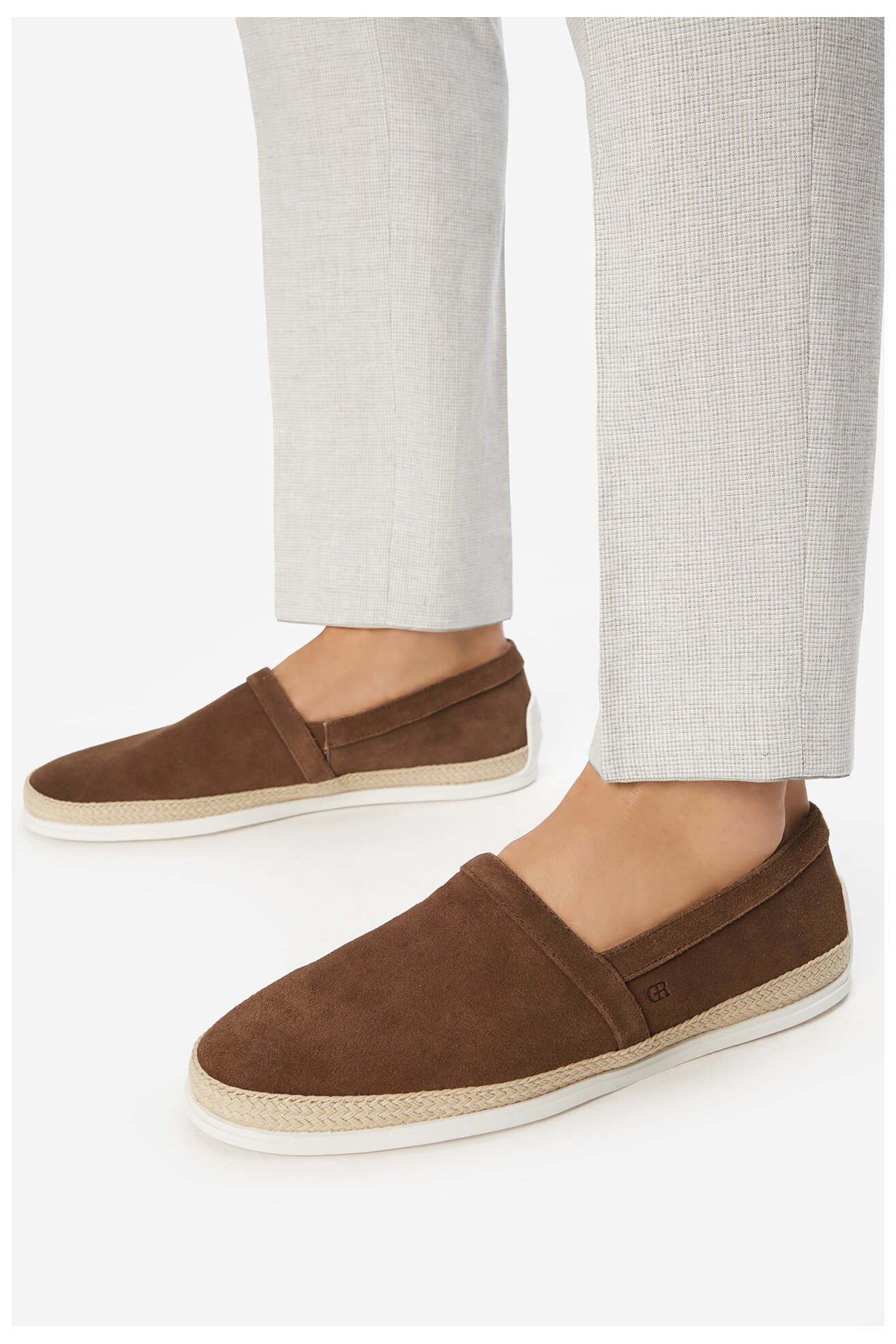 Espadryle Gino Rossi EO-TOMO-01 126AM Brązowy