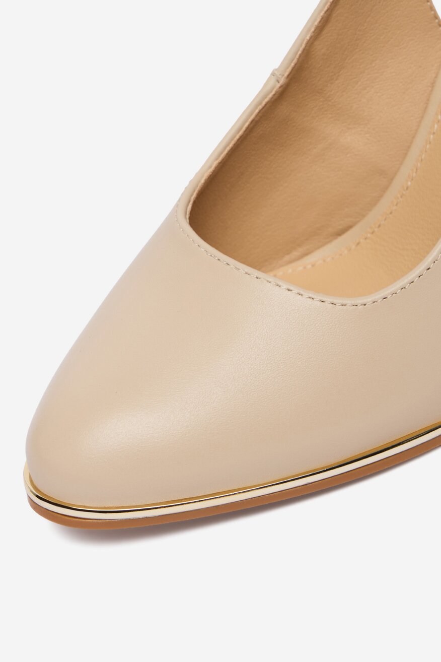 Елегантни обувки Lasocki БЕЖОВ - 5906751726051