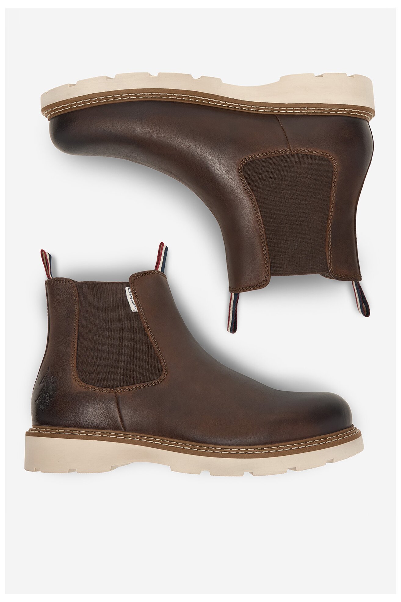 Боти U.S. POLO ASSN. EO-PATRIZ002M/ELE1 ТЪМНОКАФЯВ