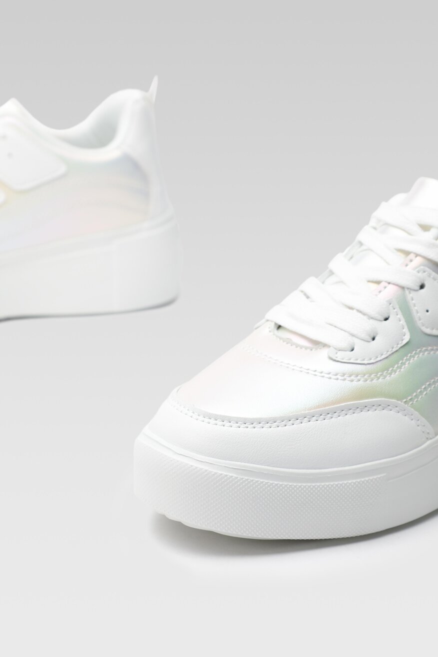 
                Nylon Red - Sneakersy na platformie - 5904862082653