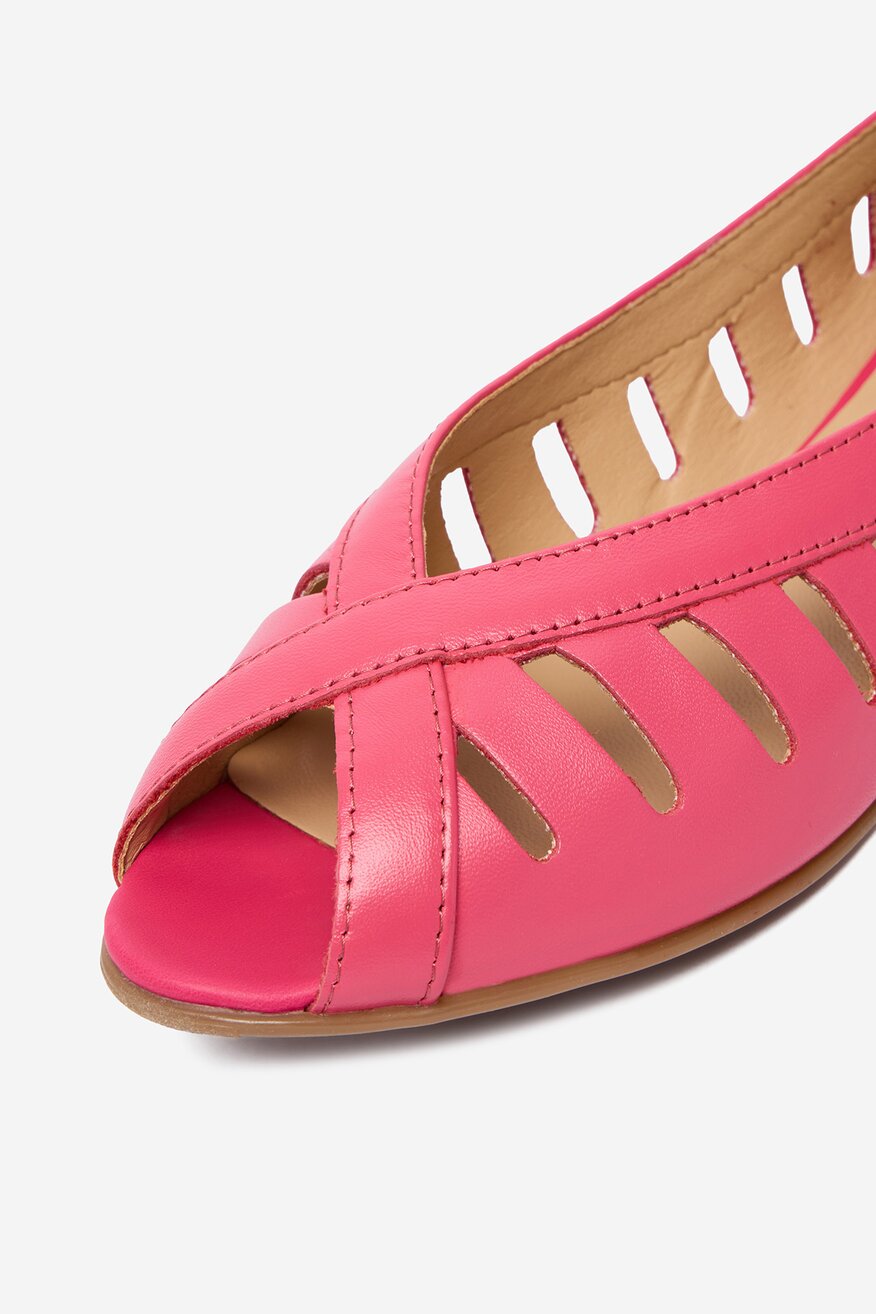 
                Lasocki - Baleriny skórzane - 5906751855836