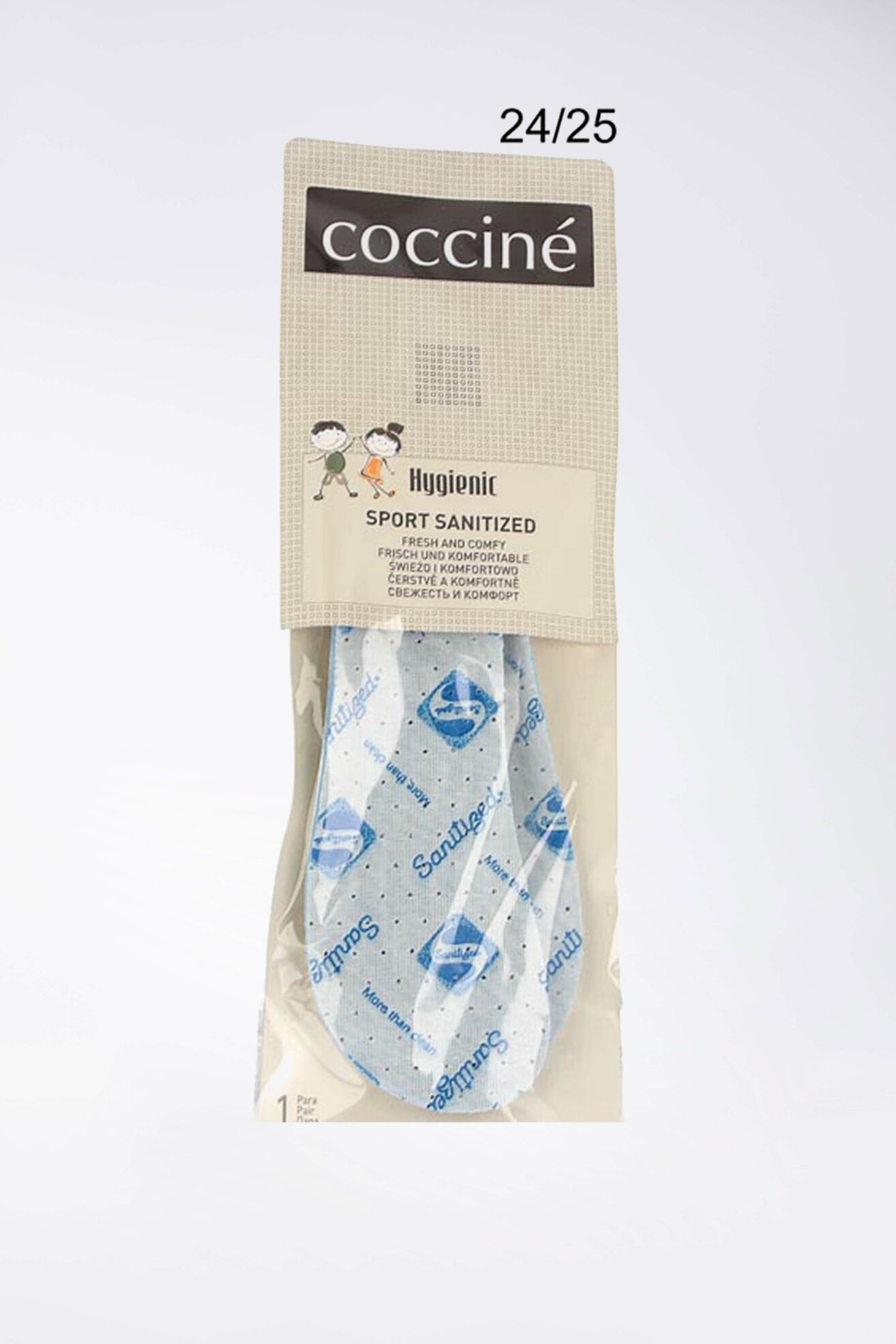 Ulošci za obuću Coccine SPORT SANITIZED 30-31/ABF PROZIRNA