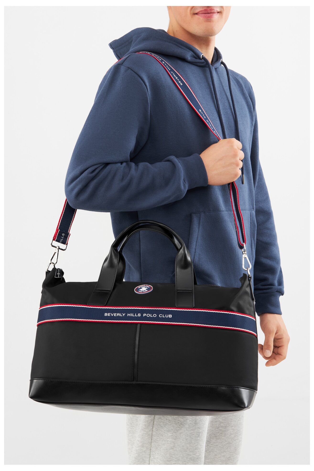 Мъжка чанта Beverly Hills Polo Club BHPC-M-004-CCC-05 ЧЕРЕН