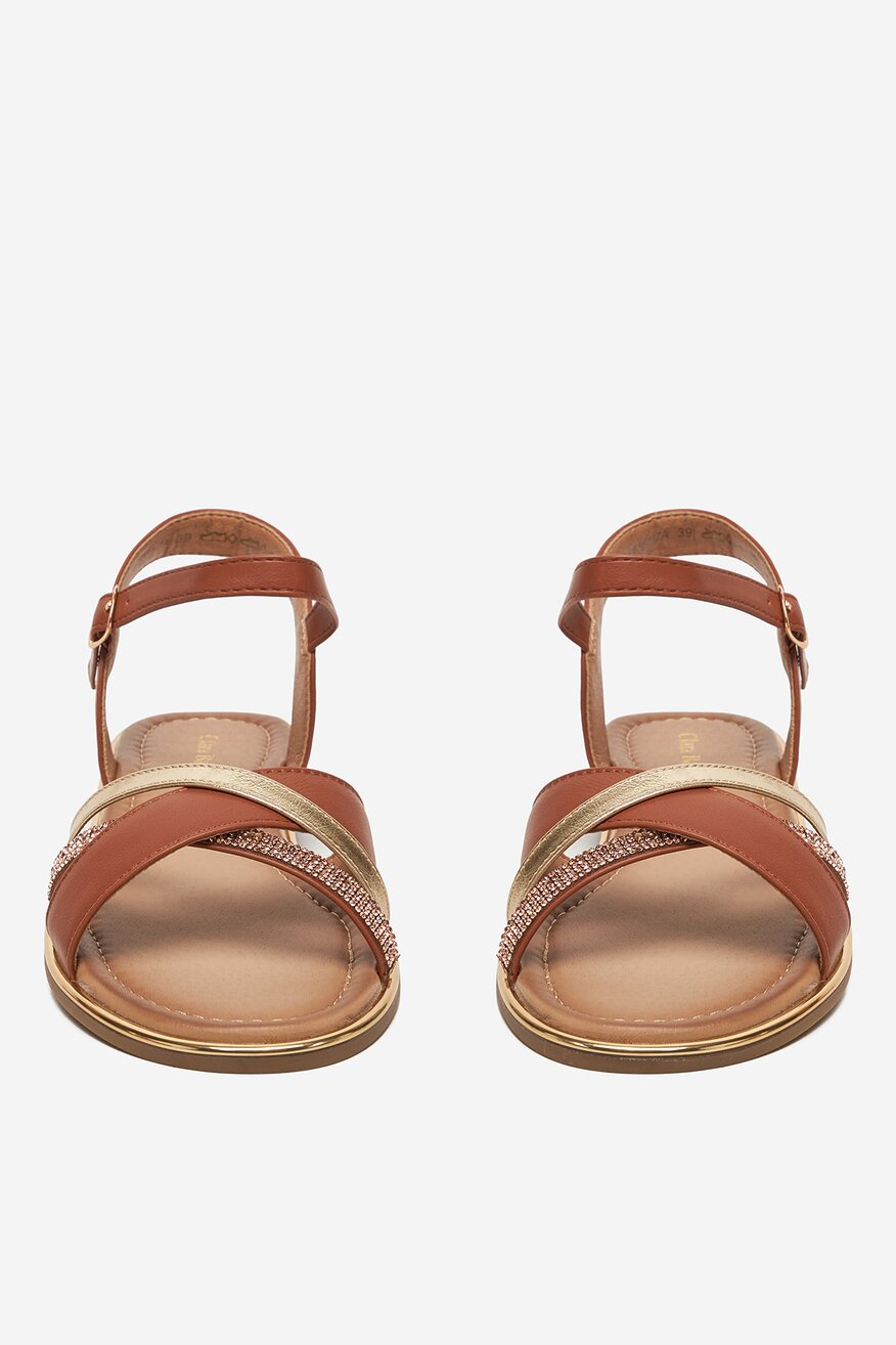 Szandál Clara Barson CAMEL - 5903698723358