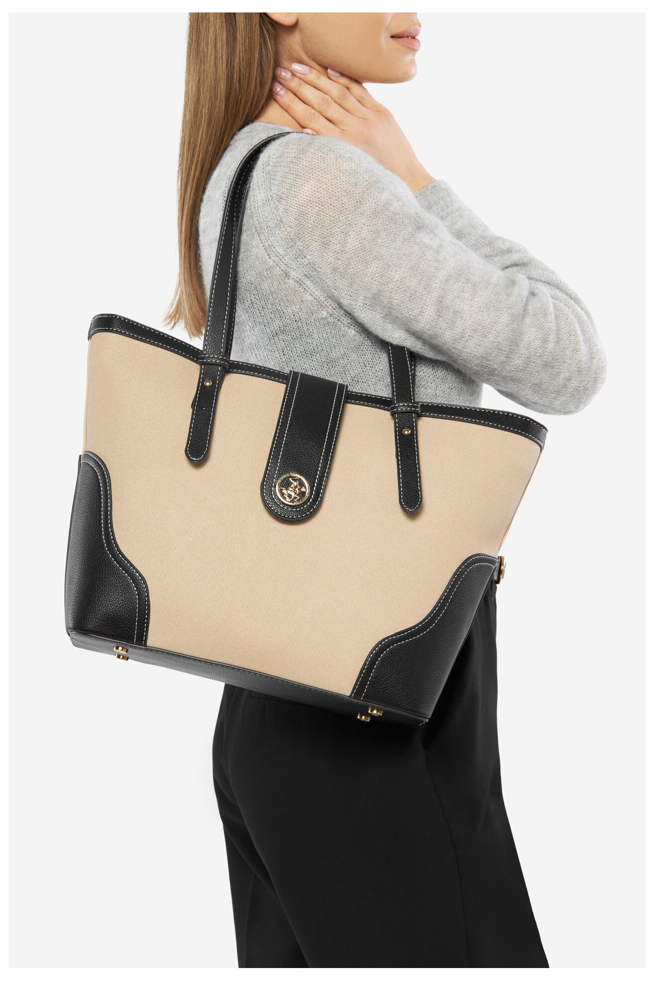 Kézitáska Beverly Hills Polo Club BHPC-C-010-07 FEKETE