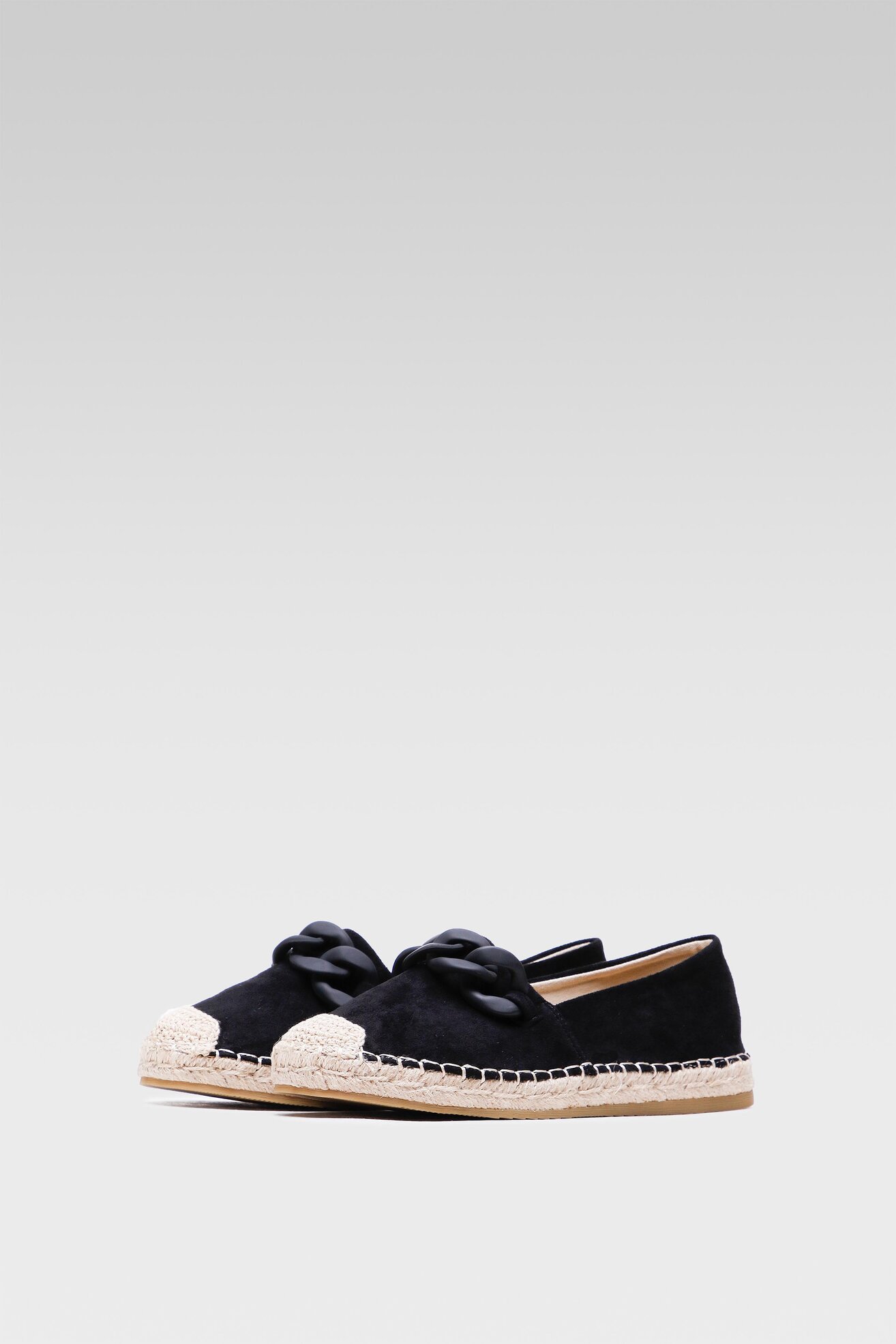 Espadrile DeeZee WSS20458-01 CRNA