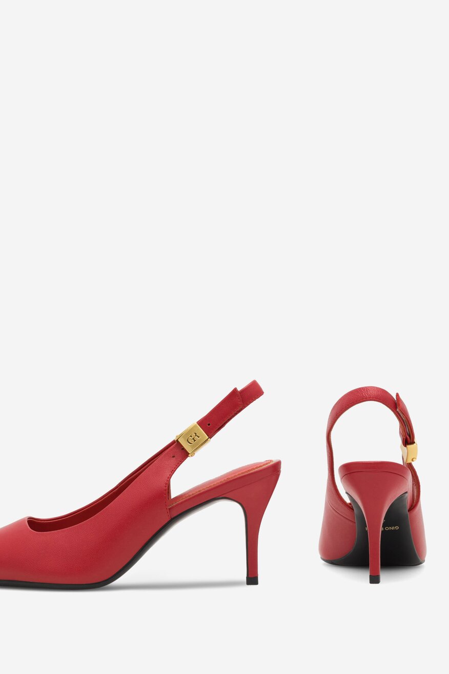 Gino Rossi - Czółenka skórzane na szpilce - 5905588627470