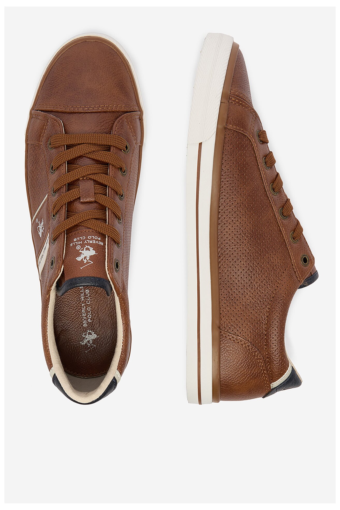 Trampki Beverly Hills Polo Club CEO-FRISCO-01 Brązowy