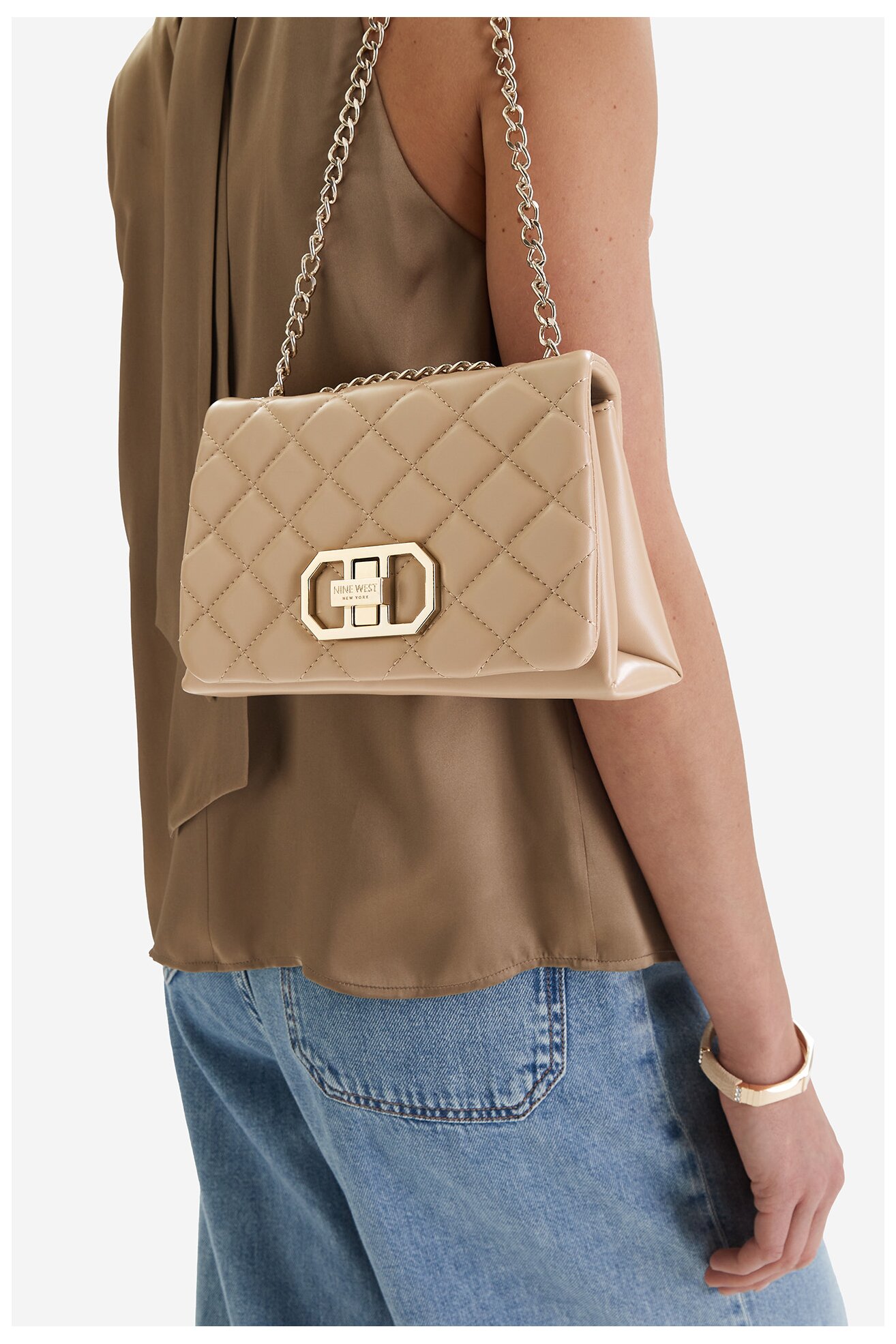 Torebka NINE WEST CEO-SIENA-LDA8700 Beżowy