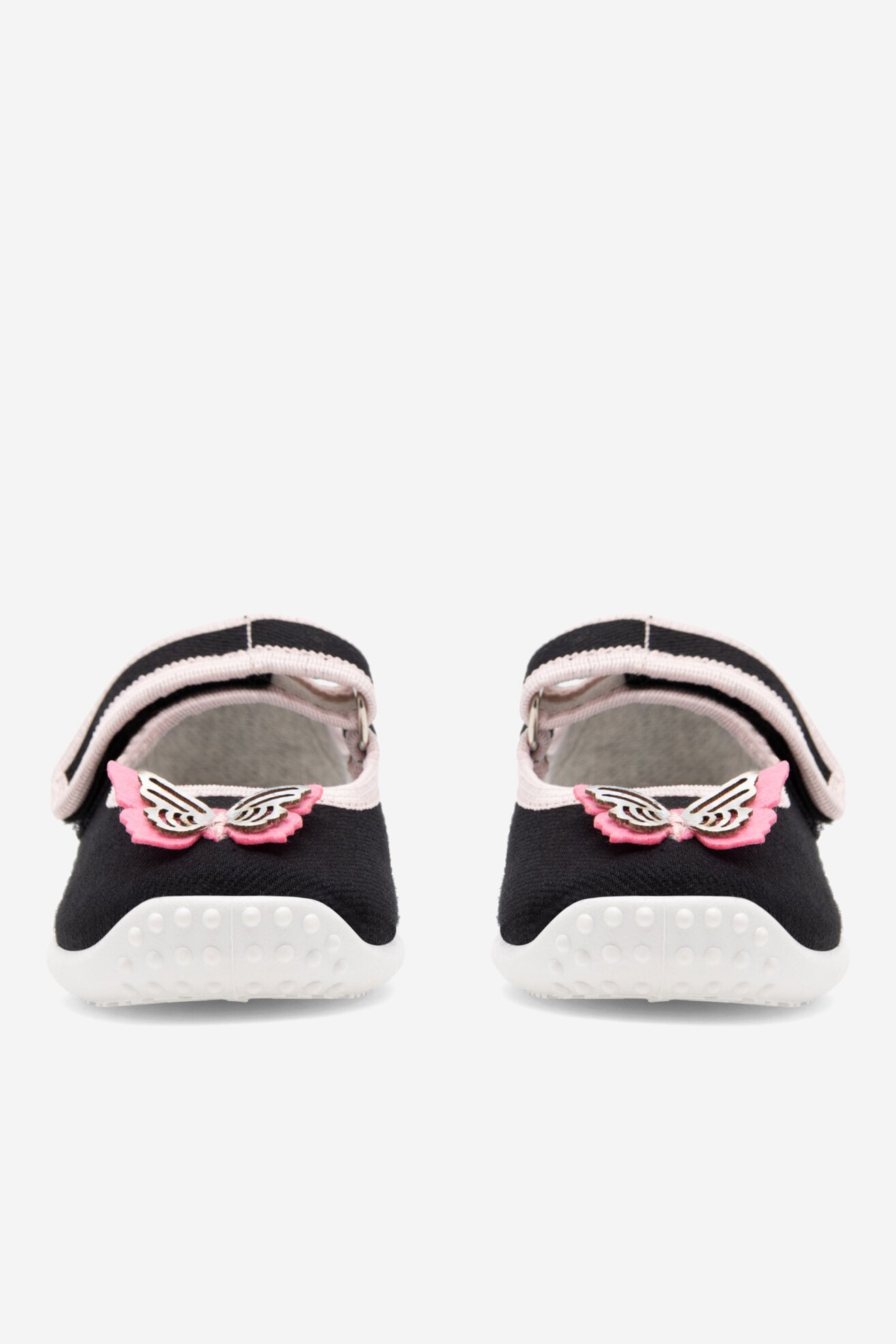 Kapcie Nelli Blu BALERINKI MOTYL III Czarny