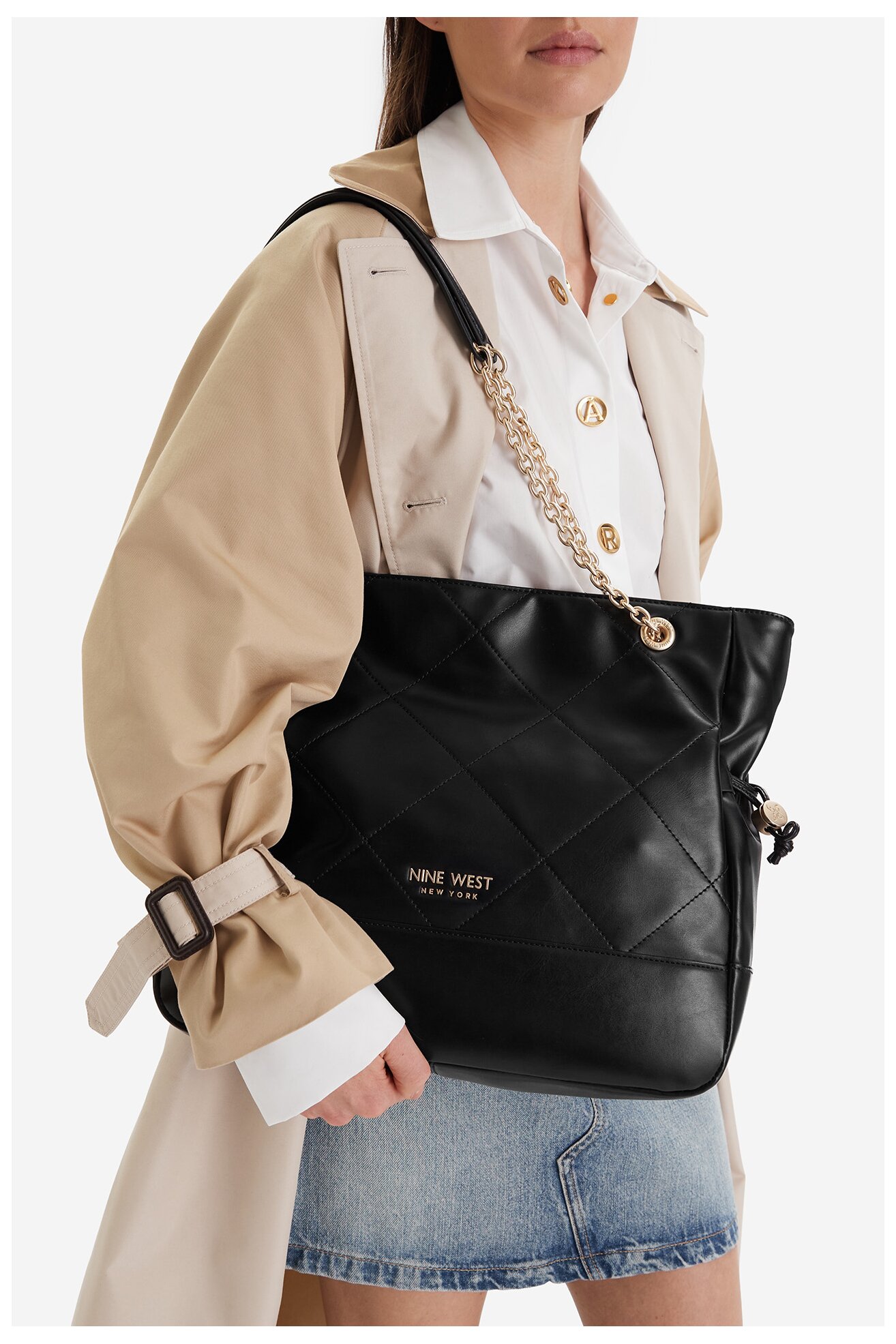 Torebka NINE WEST EO-BELLIS-LX10277 Czarny