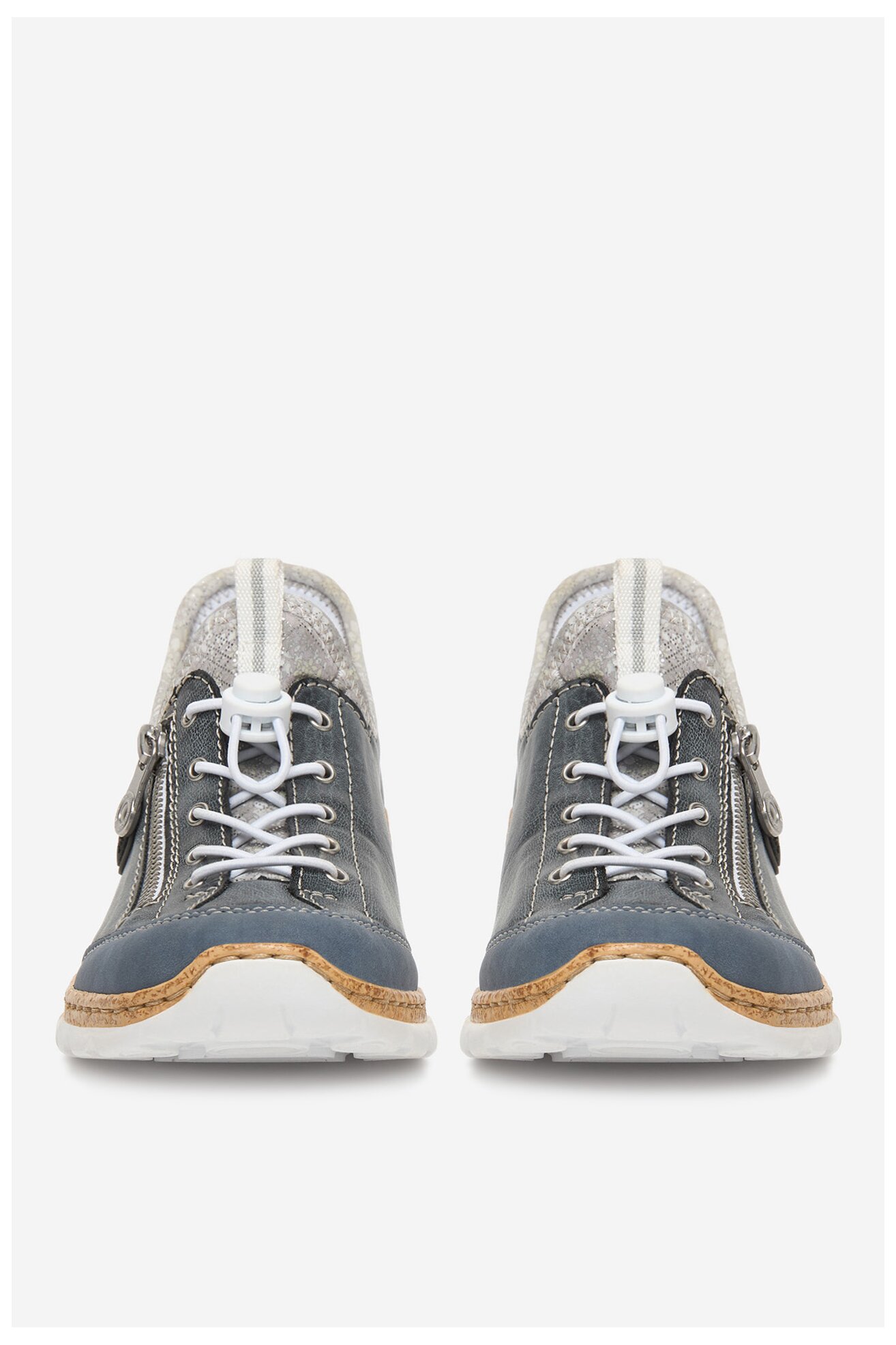 Półbuty Rieker CEO-N42F2-14 Jeansowy