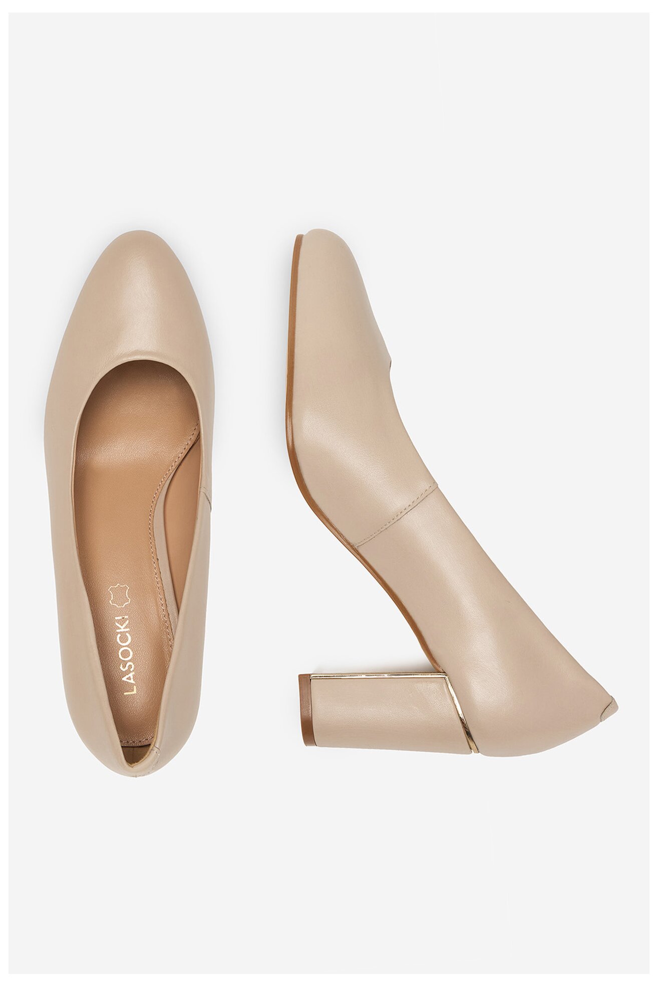 Czółenka Lasocki CEO-WS1055-02 Beżowy