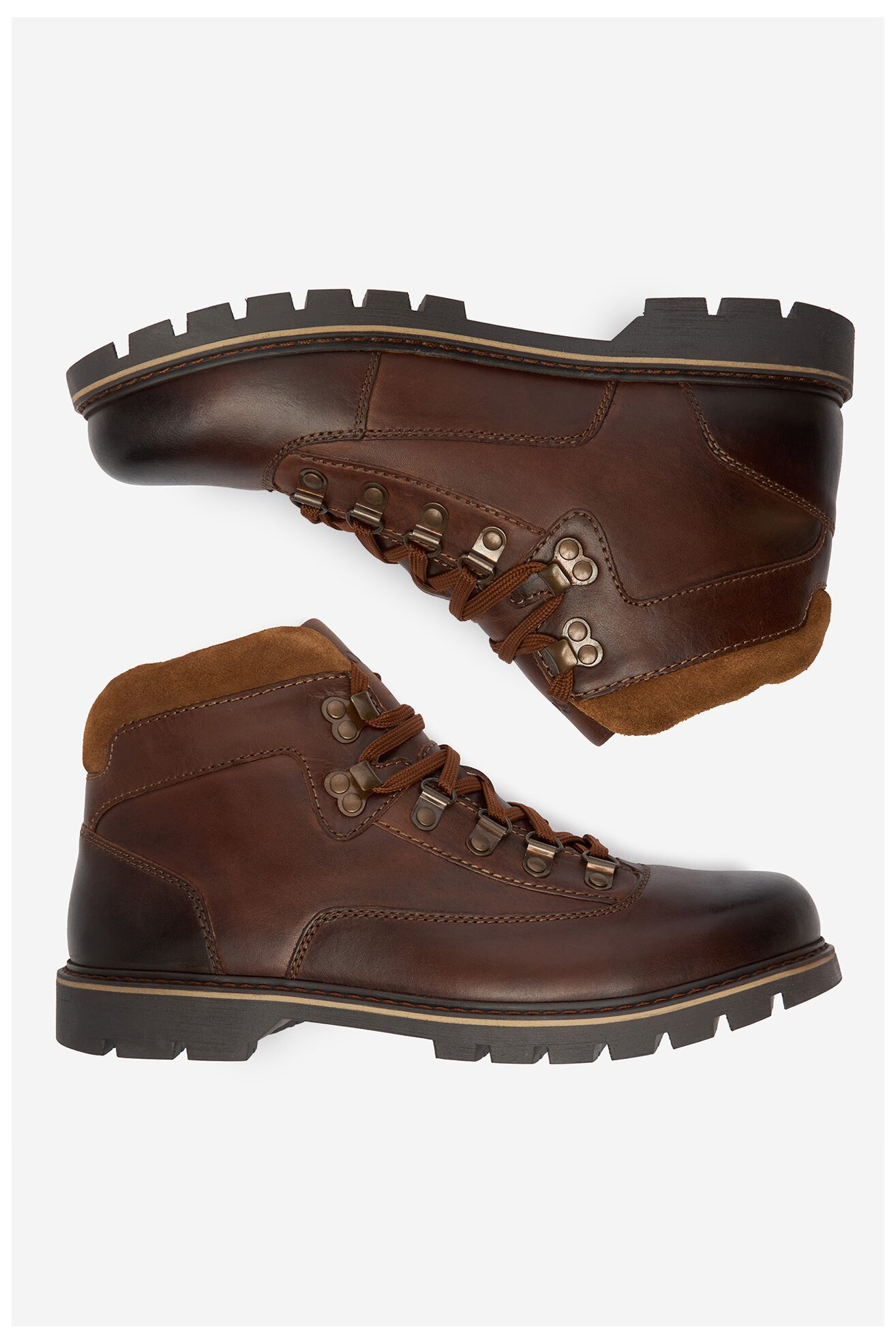 Šněrovací vyšší obuv Lasocki CEO-CHEROKE-07 MI25 HNĚDÁ