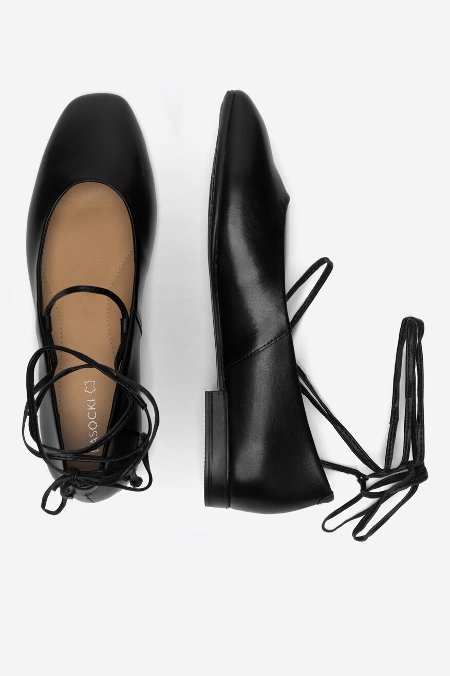 
                Lasocki - Baleriny skórzane - 5905588762003