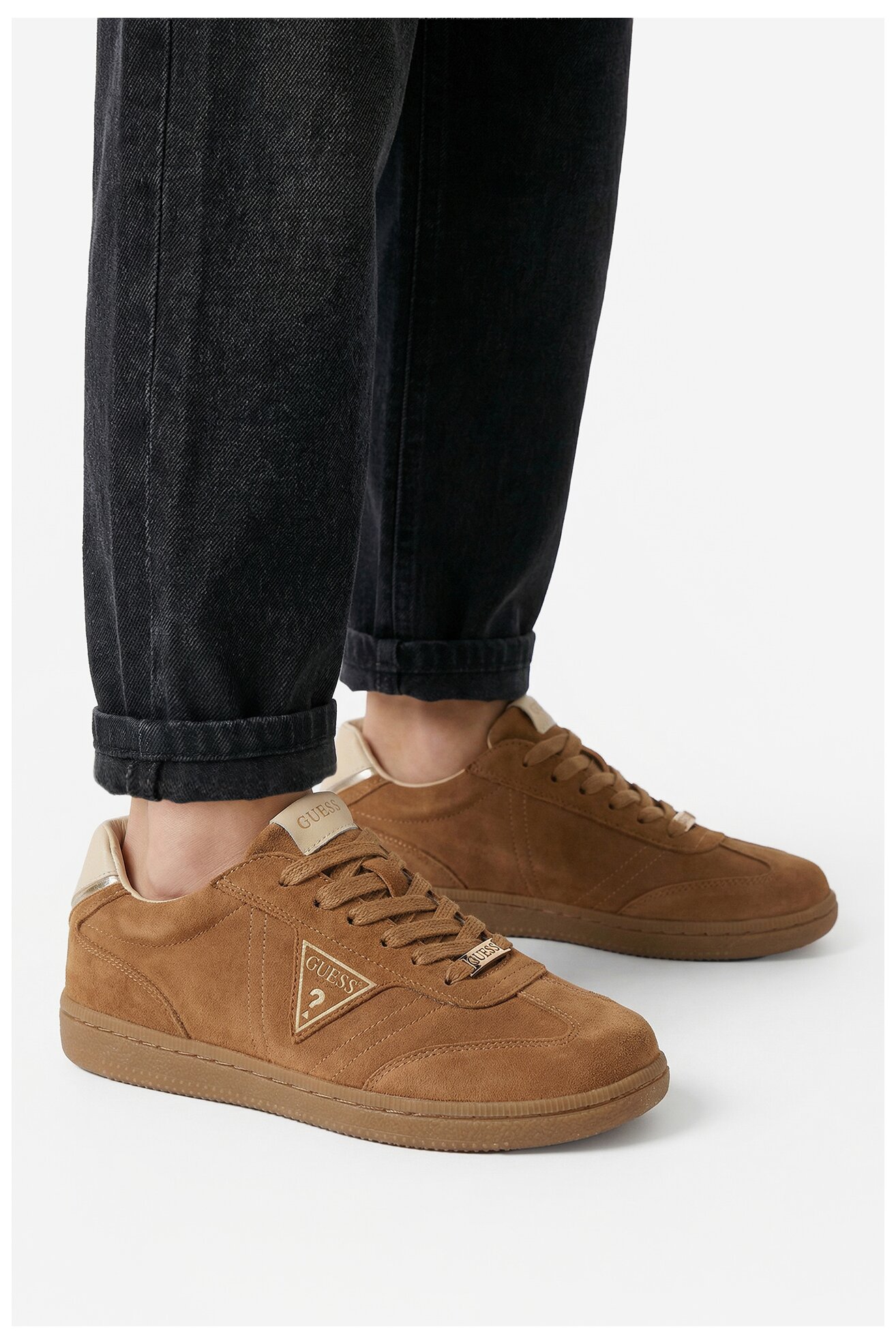 Tornacipő GUESS KIDS CEO-BI12-3210-02(CH) CAMEL